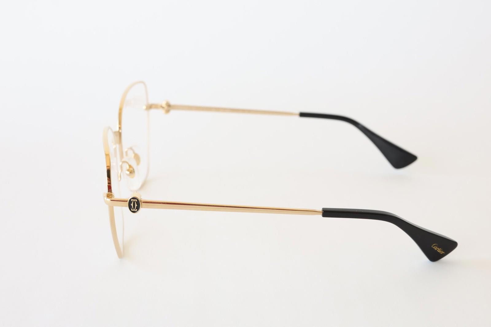 Cartier New Cartier eyewear optical eyeglasses CT0413O 001 xl gold Size ONE SIZE - 4 Thumbnail