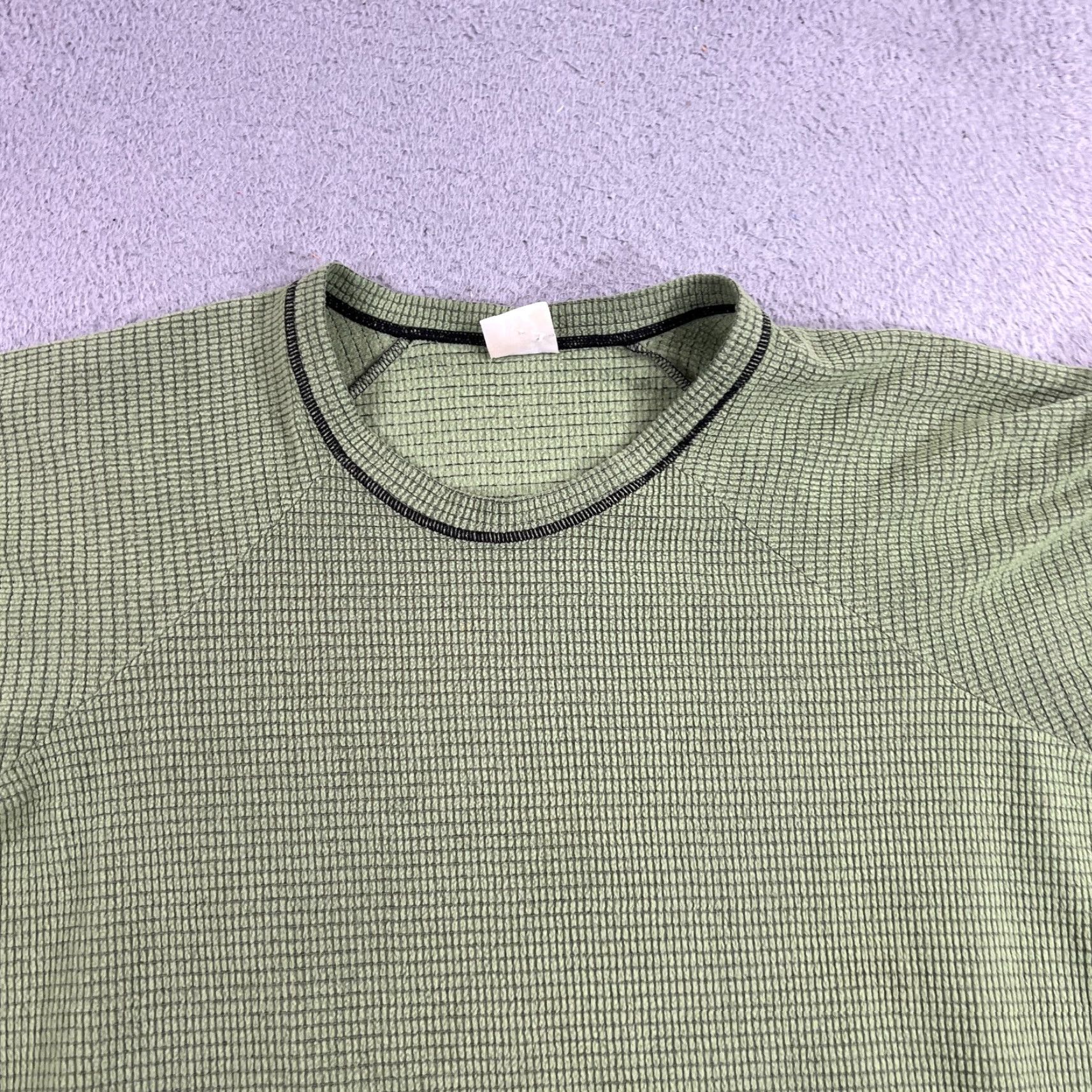 Melanzana Melanzana Mens Sweatshirt Fleece Crew Neck XL Green All Seasons Outdoor Hiking Pullover Regular Size US XL / EU 56 / 4 - 5 Thumbnail