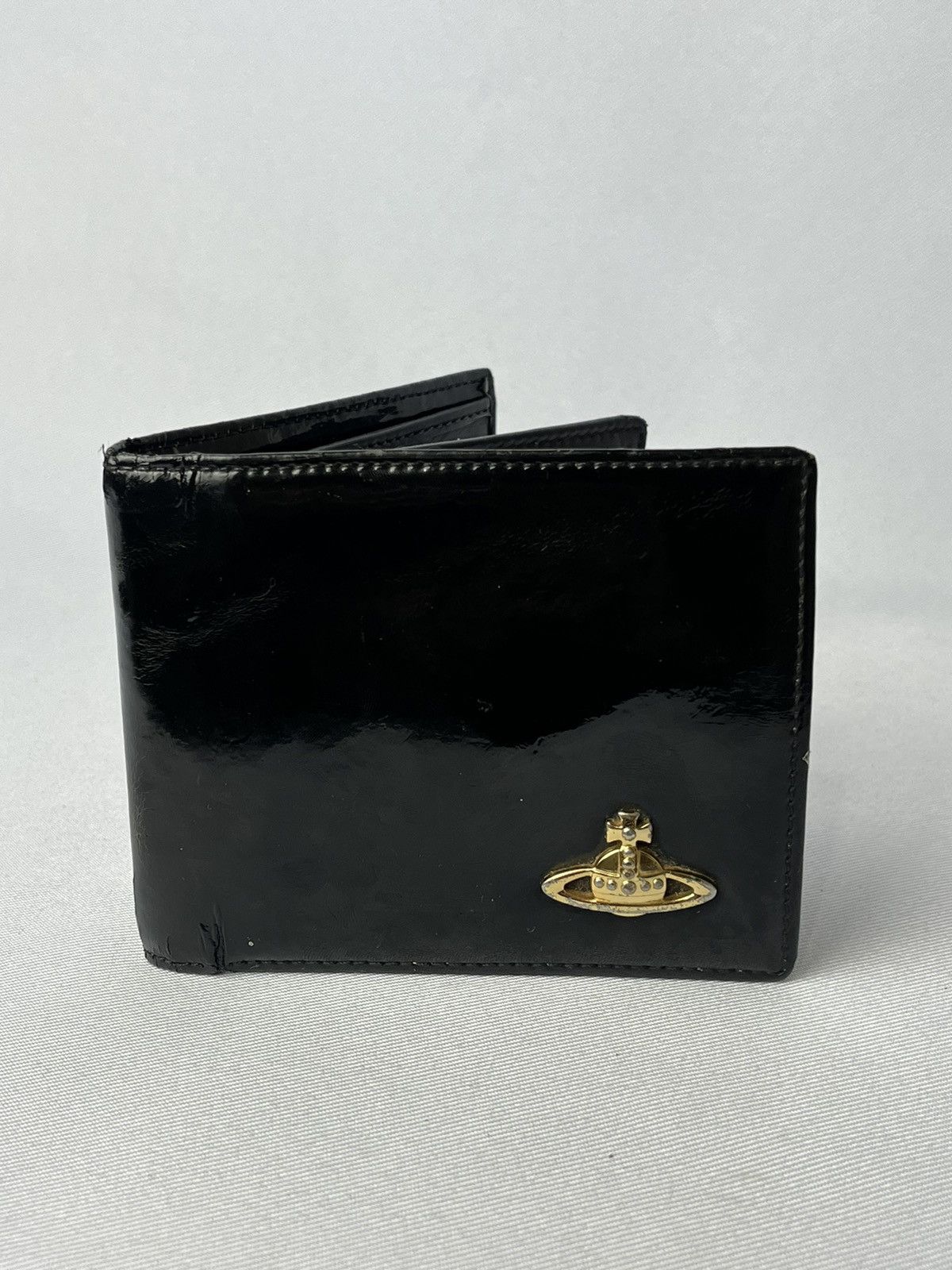 VIVIENNE WESTWOOD 'Kelly' Faux tweed wallet