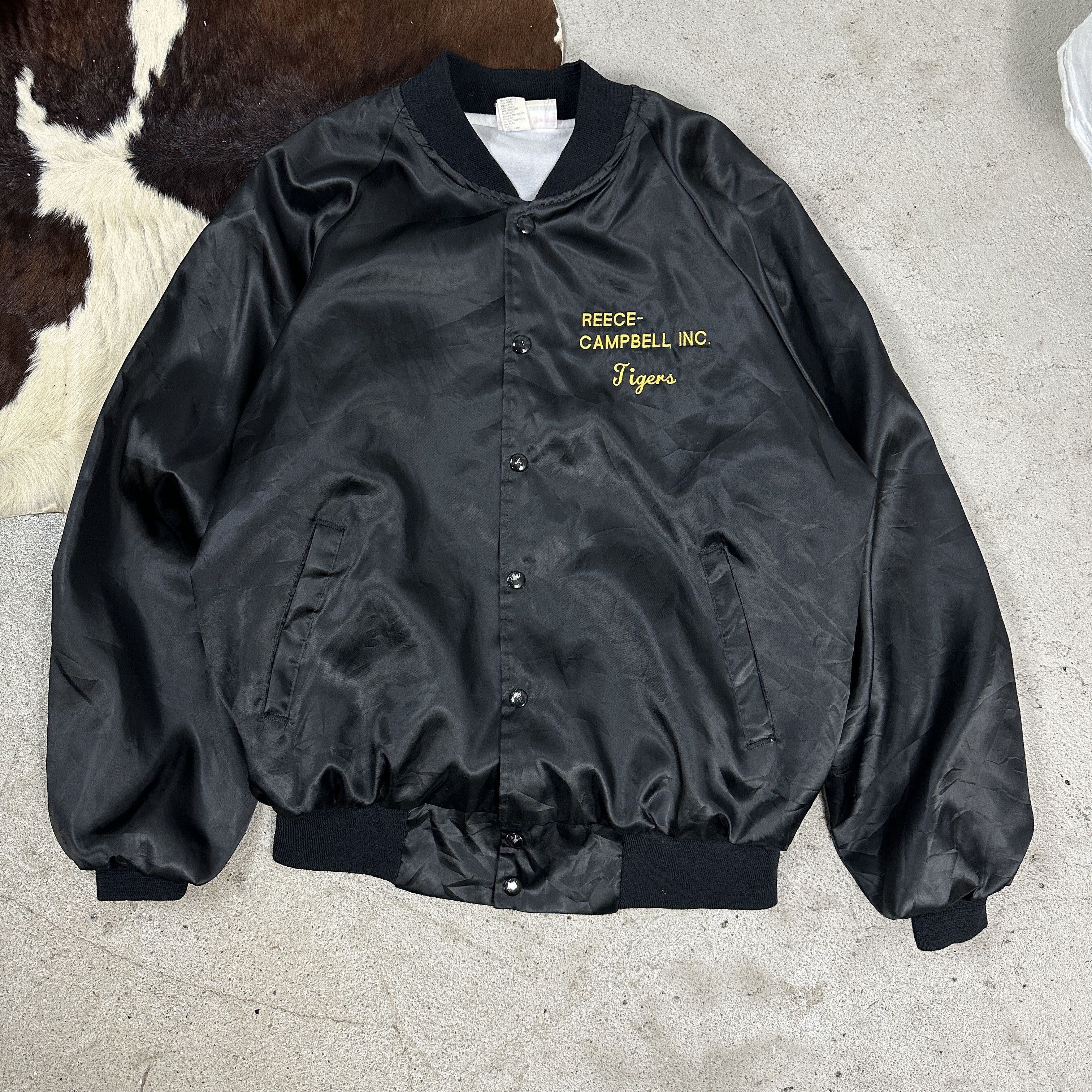 Vintage Vintage Satin Bomber Jacket Made in USA Jacket Size US L / EU 52-54 / 3 - 2 Thumbnail