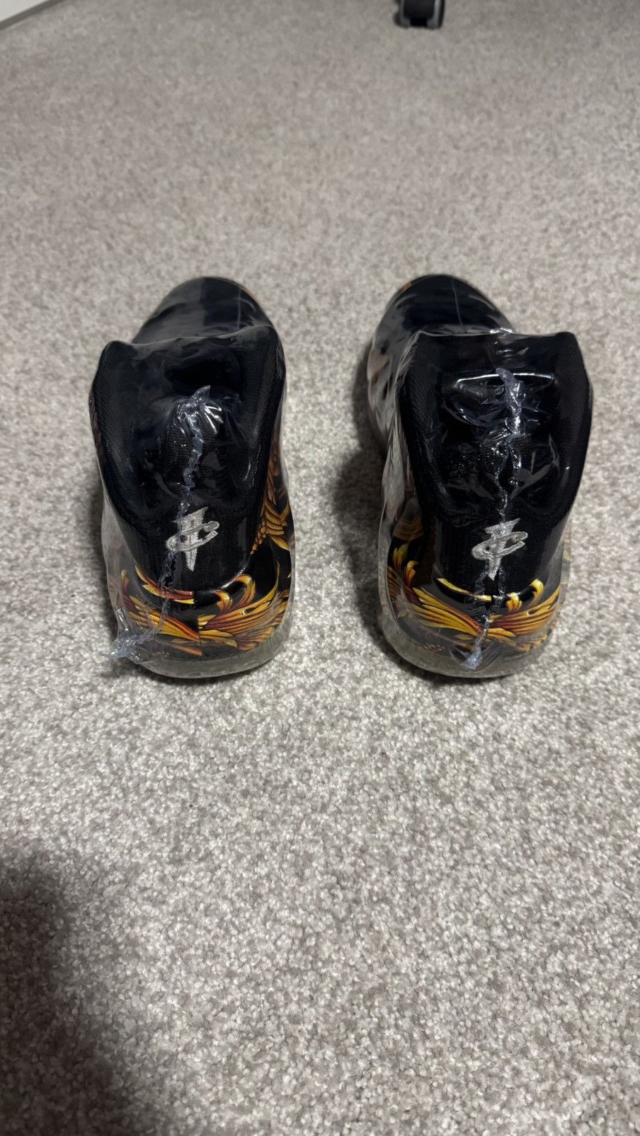 Nike × Supreme SS14 Nike foamposite one supreme Black brand new w/o box Size US 9.5 / EU 42-43 - 4 Thumbnail