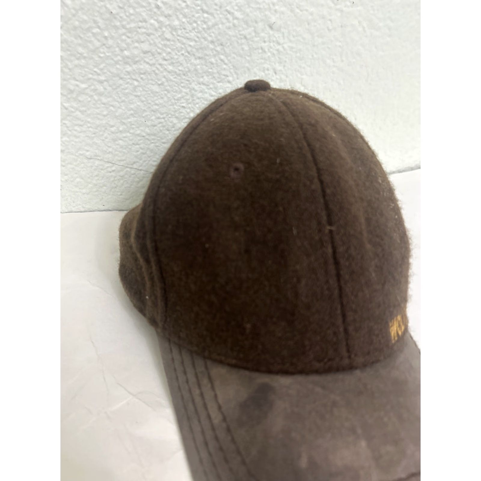 J Brand Wolverine Hat Baseball Cap Adjustable Wool Leather Brown Strapback Mens Adjustable Wool Leather Brown Baseball Cap Size ONE SIZE - 3 Thumbnail
