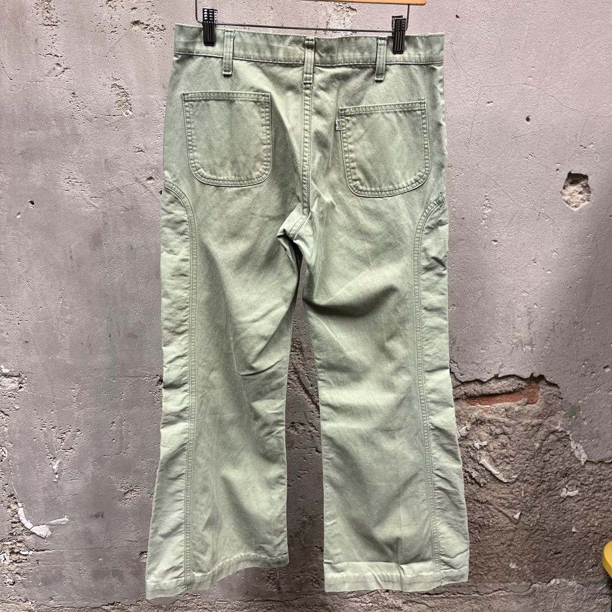 Levi's Levi's Green Corduroy 1970s Flare Leg Talon Zipper 32 Pants Size US 32 / EU 48 - 8 Thumbnail