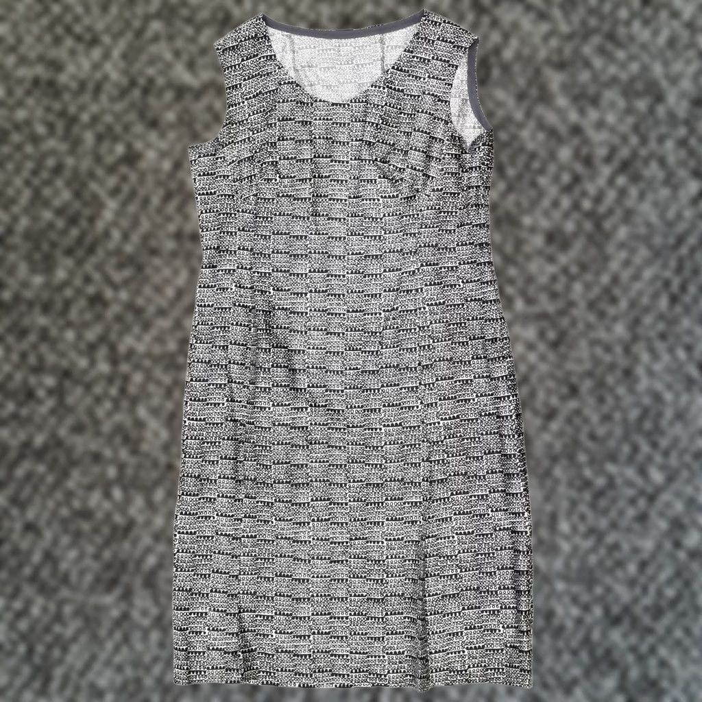Vintage VINTAGE Dress UK 14 Large Womens Black Basic OT22 Size L / US 10 / IT 46 - 1 Thumbnail
