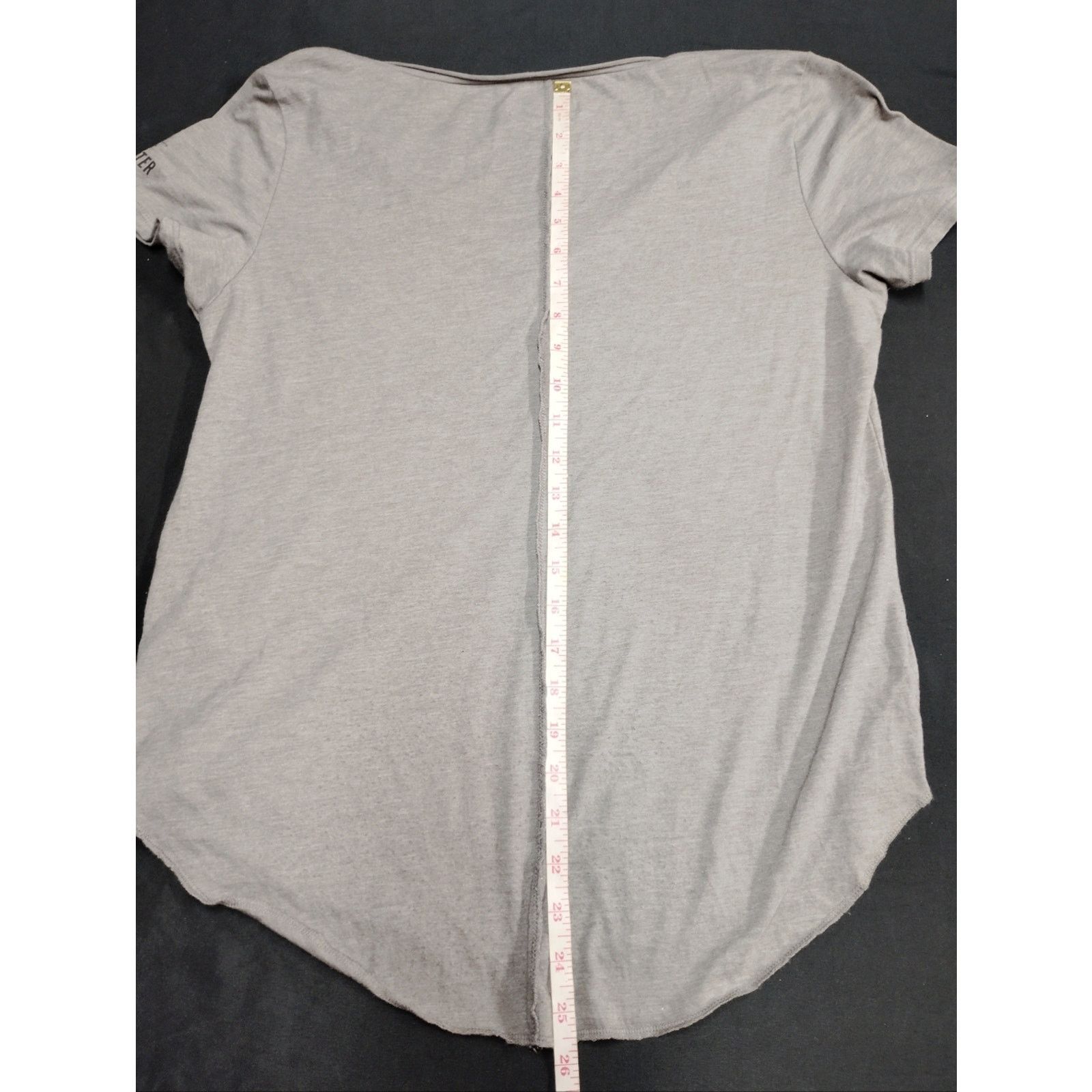 Hollister Hollister Gray V-Neck 'Throw Kindness Around Like Confetti' Size M / US 6-8 / IT 42-44 - 6 Thumbnail