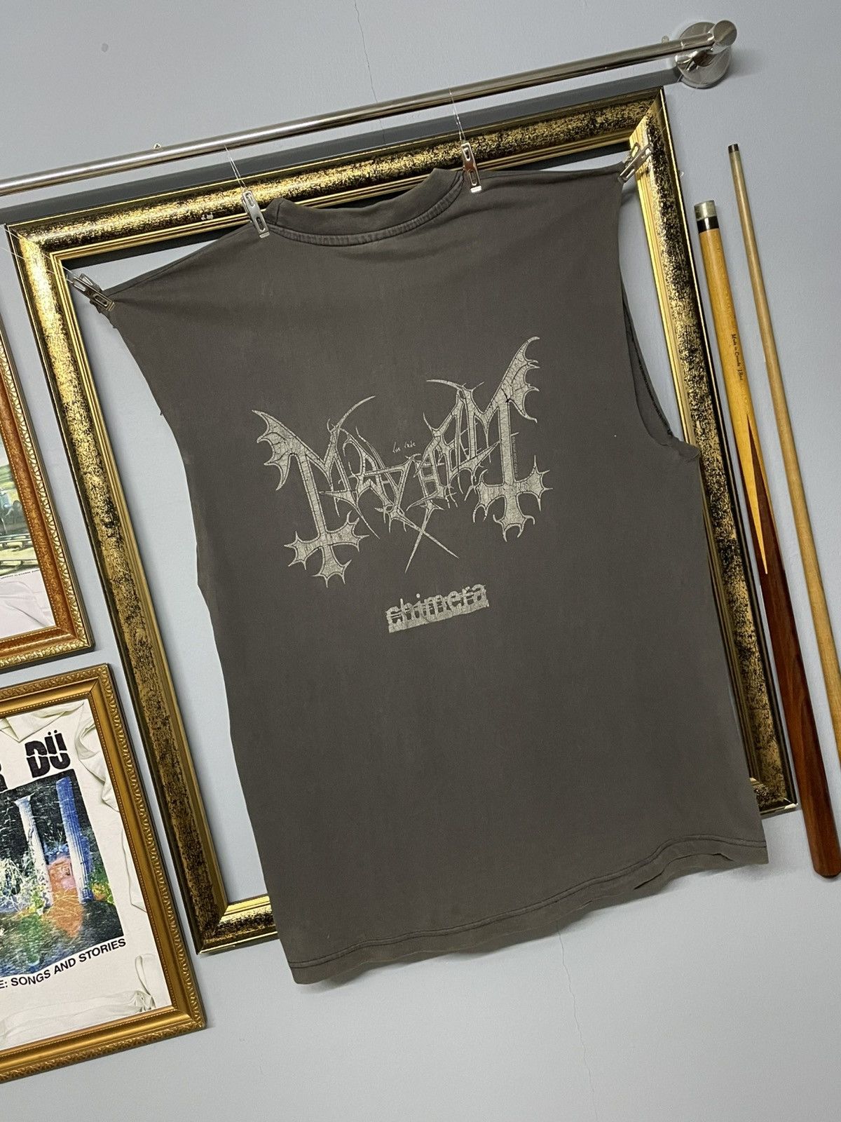 Vintage Vintage Original Band Tees Mayhem Chimera Sunfaded Sleeveles Size US XL / EU 56 / 4 - 9 Thumbnail