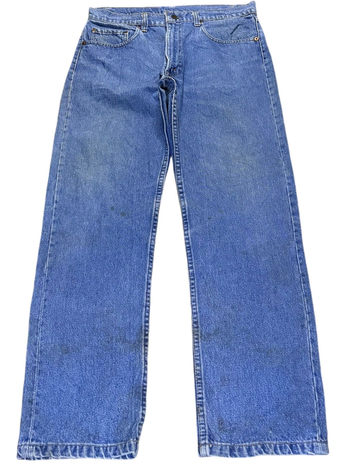Levi's × Vintage Vintage 70s Levis Blue Wash Grunge Style Jeans Size US 33 - 1 Thumbnail