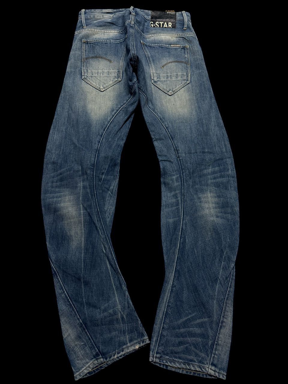 Tornado Mart G star Raw Punk Jeans Banana Insane Faded Style Size US 29 - 2 Thumbnail