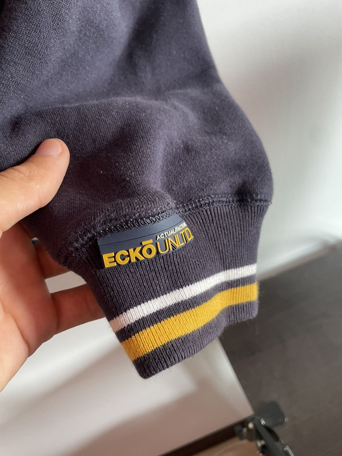 Ecko Unltd. × Vintage Vintage Ecko Untld Actual Big Logo Skate Zip Hoodie Y2K Size US L / EU 52-54 / 3 - 11 Thumbnail
