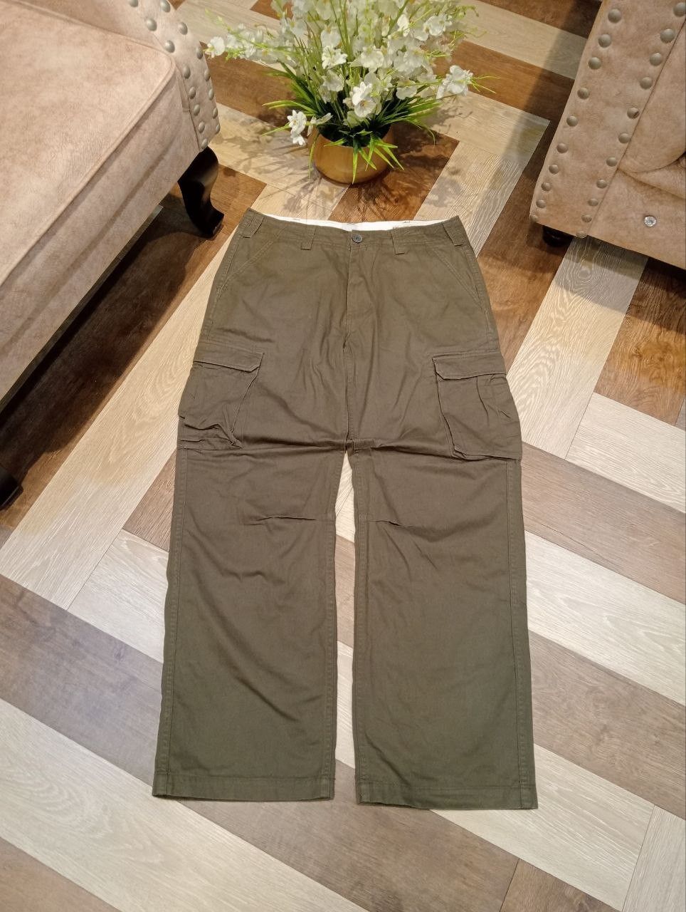 Japanese Brand SURPLUS JAPAN GENERAL WEAR MILITARY BAGGY CARGO PANTS Size US 36 / EU 52 - 1 Thumbnail