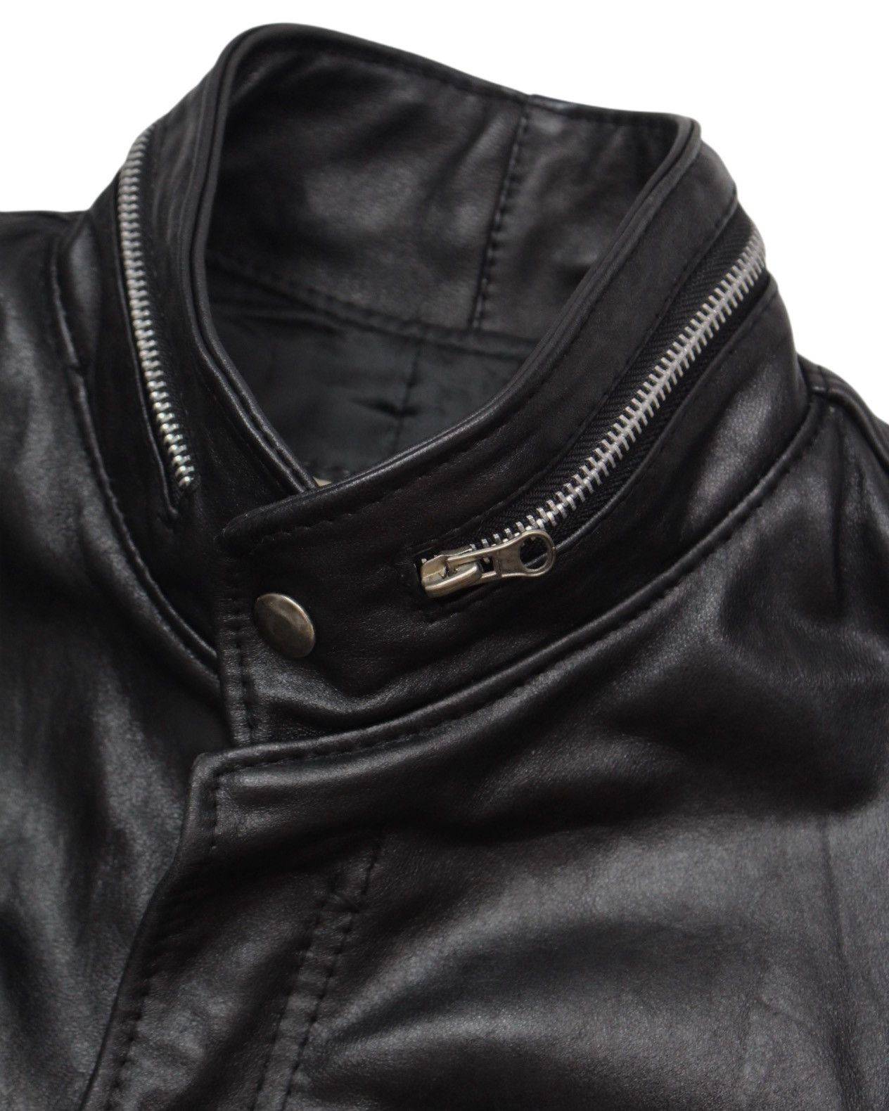 Hysteric Glamour 2000S BOBBIO “MODA INTERNAZIONALE” LEATHER FIELD JACKET Size US S / EU 44-46 / 1 - 5 Thumbnail