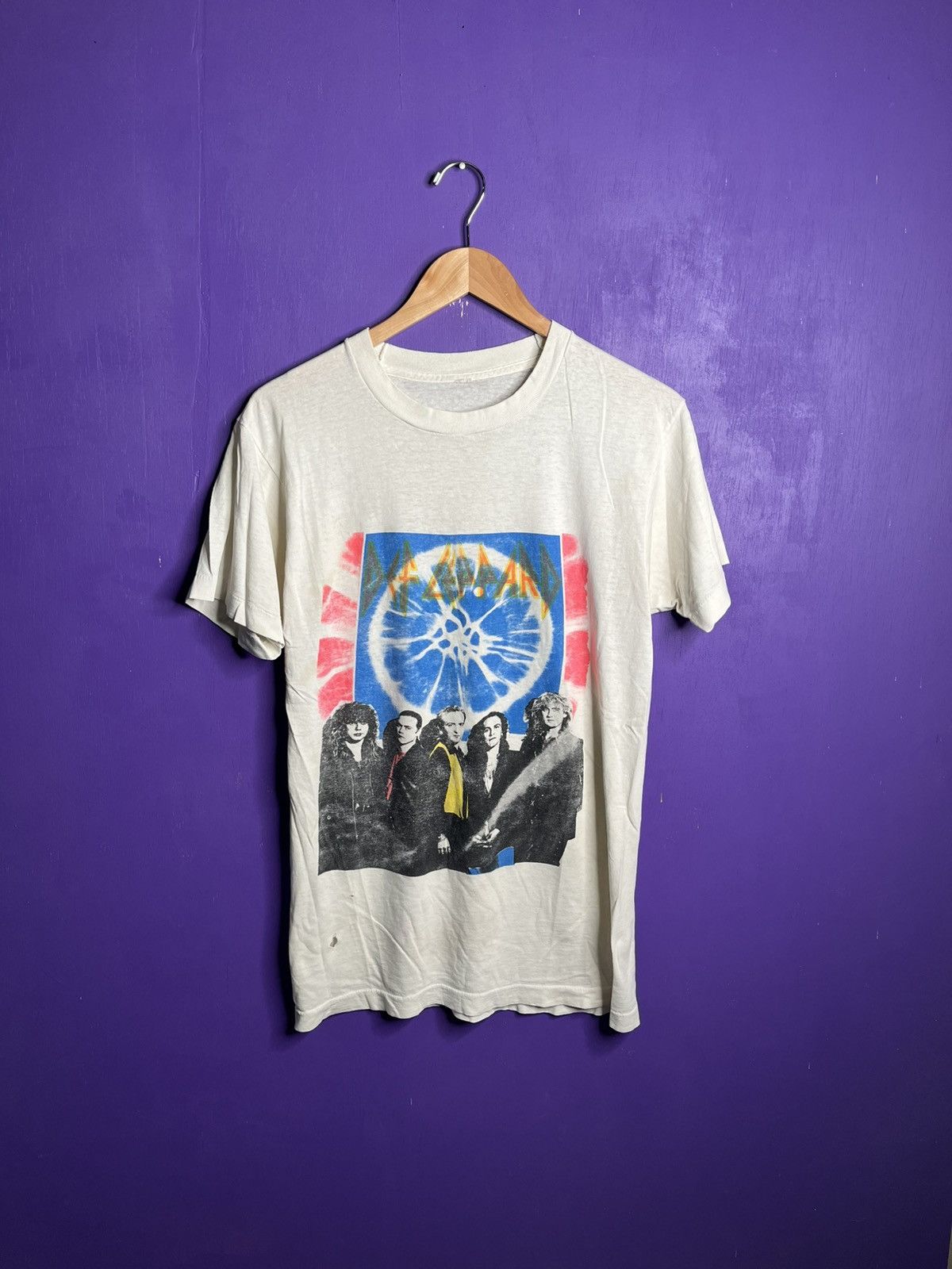 Band Tees × Vintage Vintage 1992 Def Leppard world tour t-shirt Size US M / EU 48-50 / 2 - 1 Thumbnail