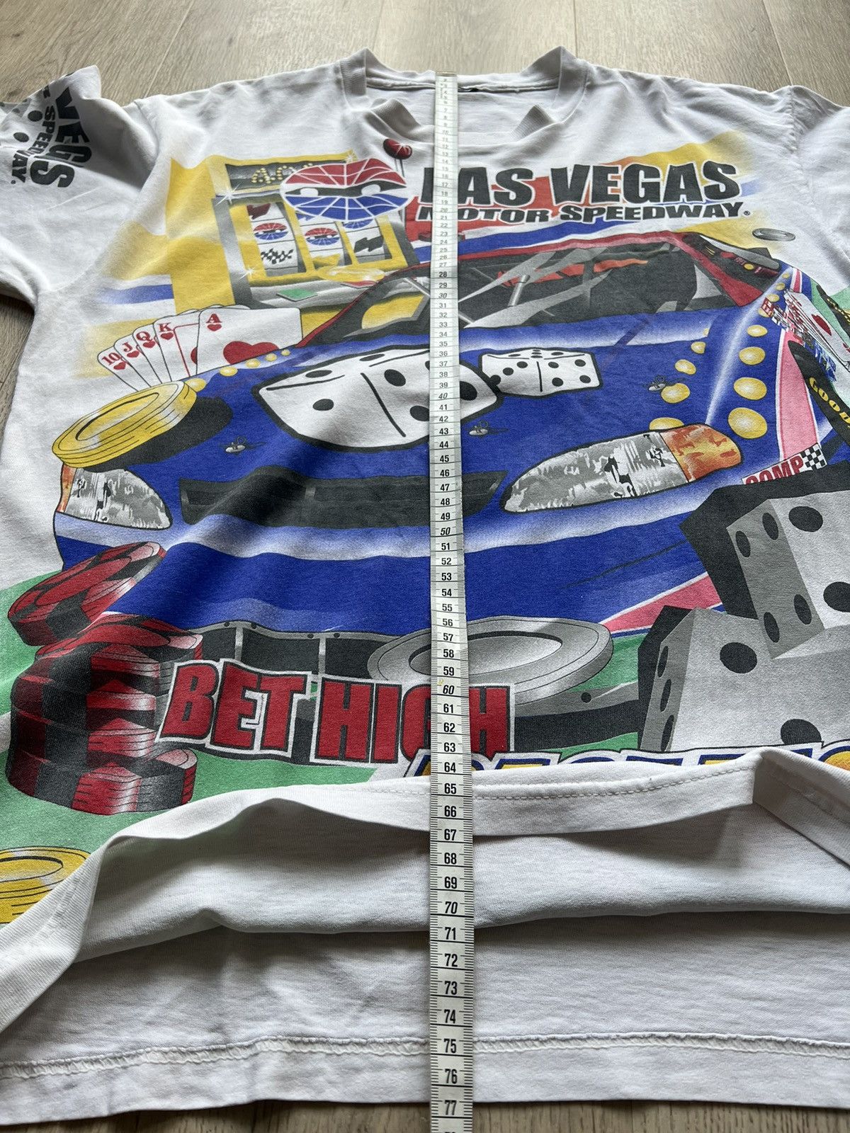 Vintage Las Vegas Speedway single stitch tshirt Size US L / EU 52-54 / 3 - 7 Thumbnail