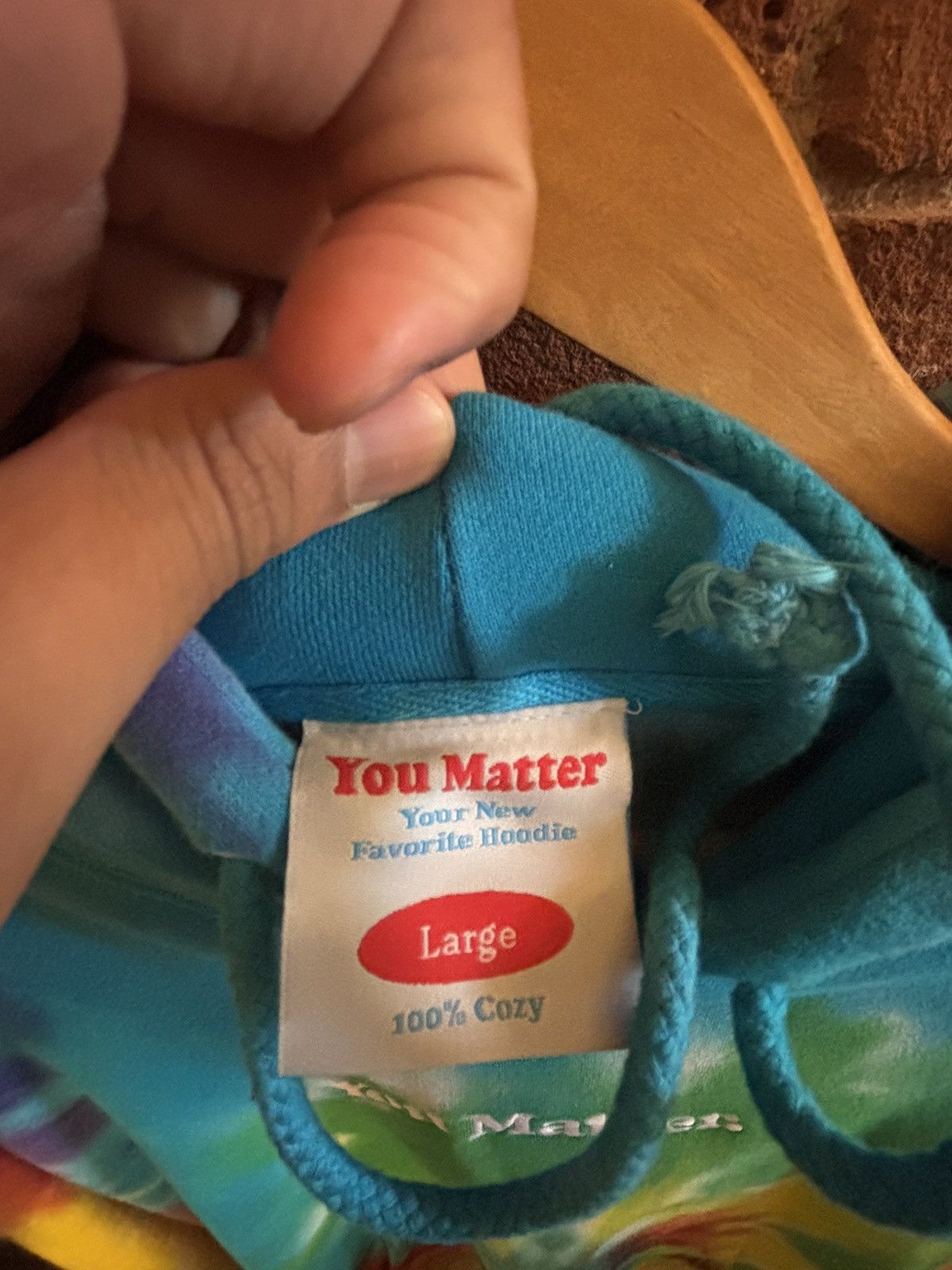 You Matter by Demetrius Harmon Tie Dye “You Matter” Hoodie Size US L / EU 52-54 / 3 - 5 Thumbnail