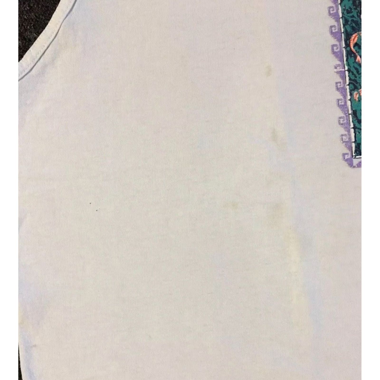 Vintage VINTAGE Flojos Flip Flops T-Shirt S White 80s 90s Vaporwave Beach Surf Skate Grunge Hawaii Ocean OP Disney? Size US S / EU 44-46 / 1 - 7 Thumbnail