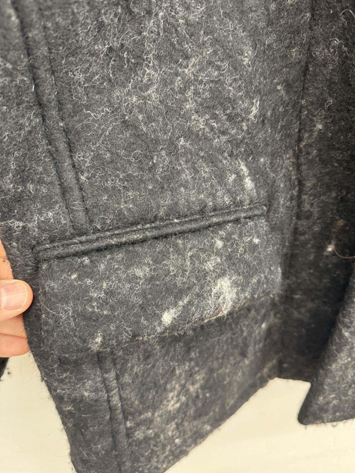 Comme des Garcons Homme Plus Comme des Garçons Homme Plus Felted Wool Jacket - Size M Size US M / EU 48-50 / 2 - 8 Thumbnail