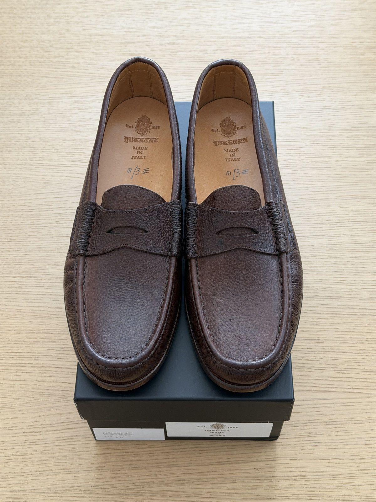 Yuketen Yuketen Rob’s Loafer w/ Leather sole, Dark Brown Size US 13 / EU 46 - 2 Thumbnail
