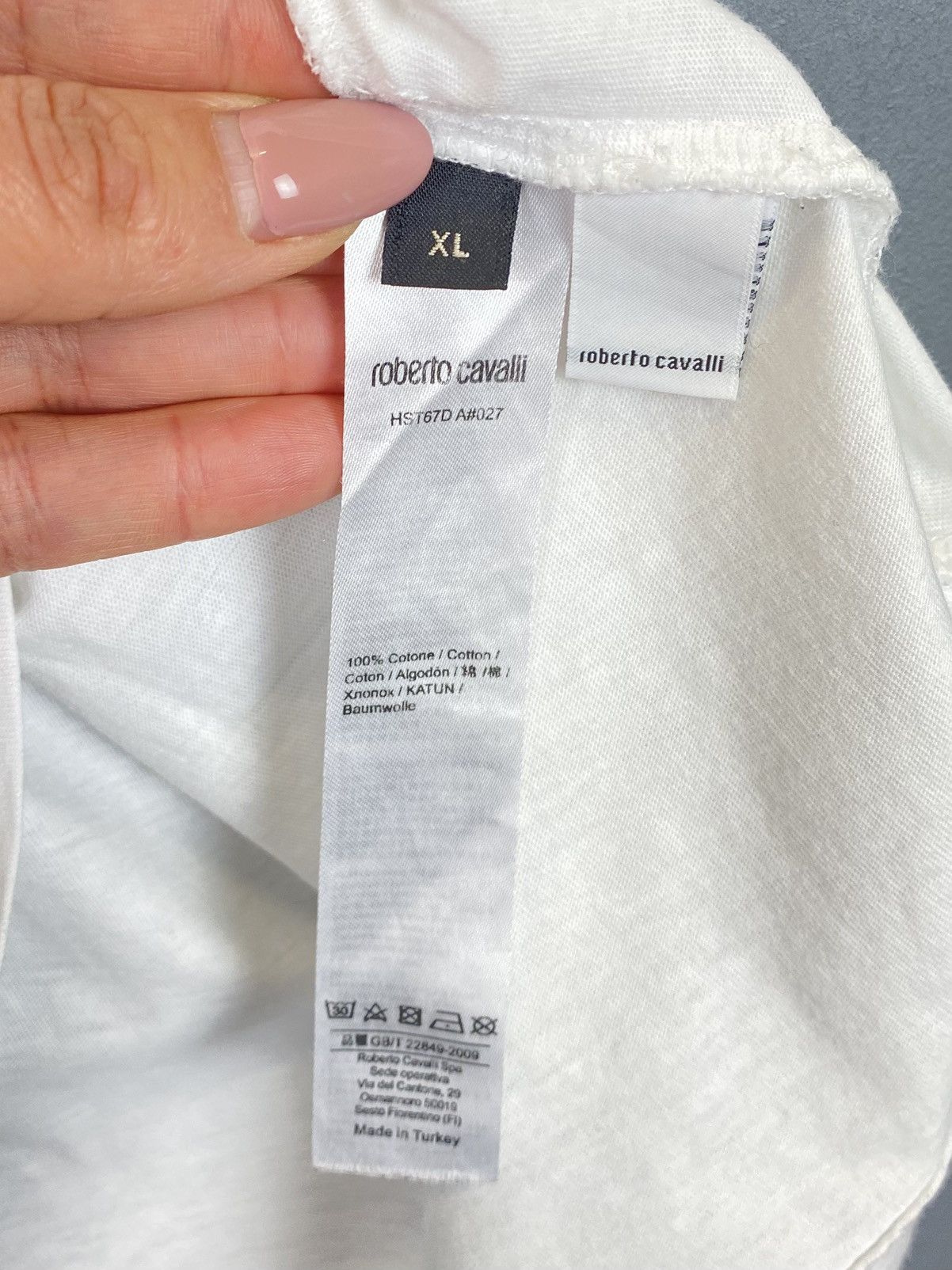 Roberto Cavalli Roberto Cavalli Women’s T-Shirt Size XL Snike Tiger Print Size XL / US 12-14 / IT 48-50 - 6 Thumbnail