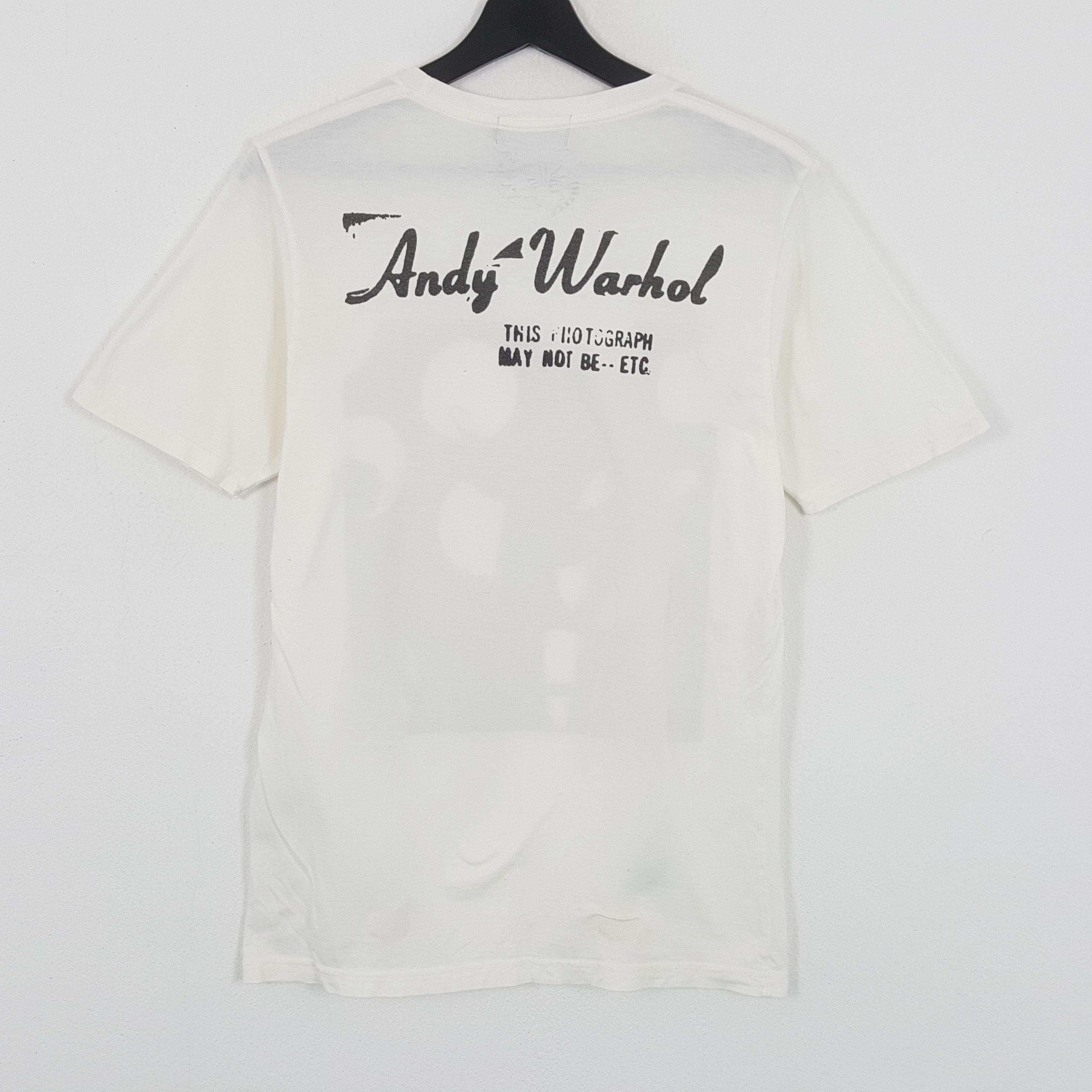 Andy Warhol × Hysteric Glamour × Vintage ANDY WARHOL by HYSTERIC GLAMOUR Japanese Streetwear Tshirt Size US S / EU 44-46 / 1 - 3 Thumbnail