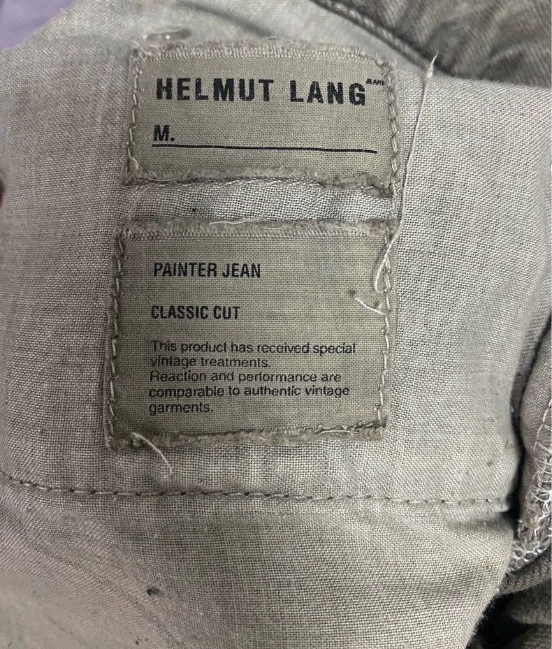 Helmut Lang HELMUT LANG size31 Brown mud dyed ink splattered leather je Size US 31 - 7 Thumbnail