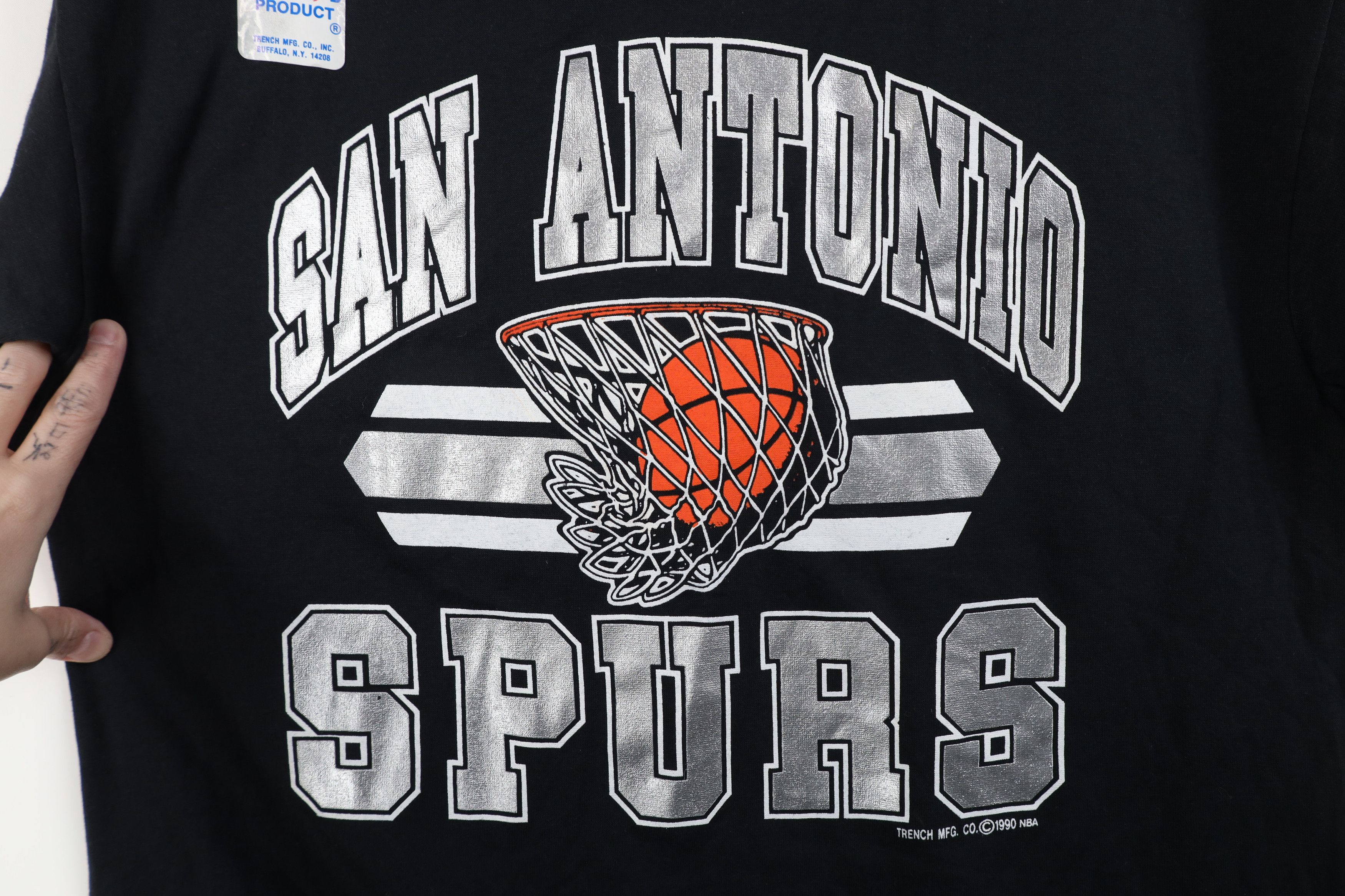 Deadstock Vintage 90s San Antonio Spurs Basketball T-Shirt
