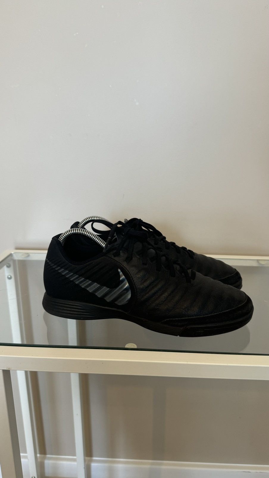 Nike Nike Tiempo black football shoes rare Size US 8 / EU 41 - 1 Thumbnail