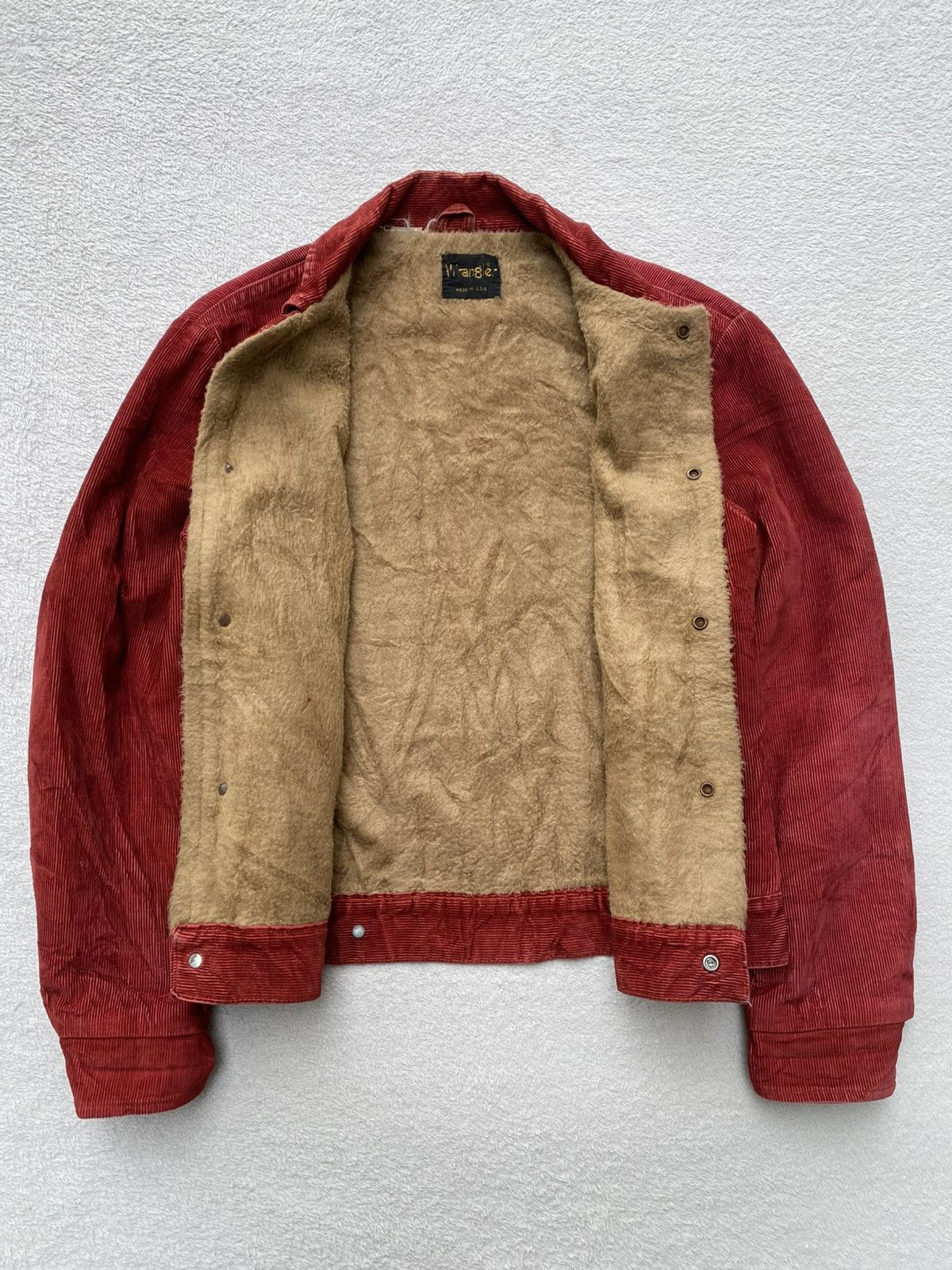 Wrangler 70s Corduroy Wool/Alpaca- Lined Jacket Size US S / EU 44-46 / 1 - 2 Thumbnail