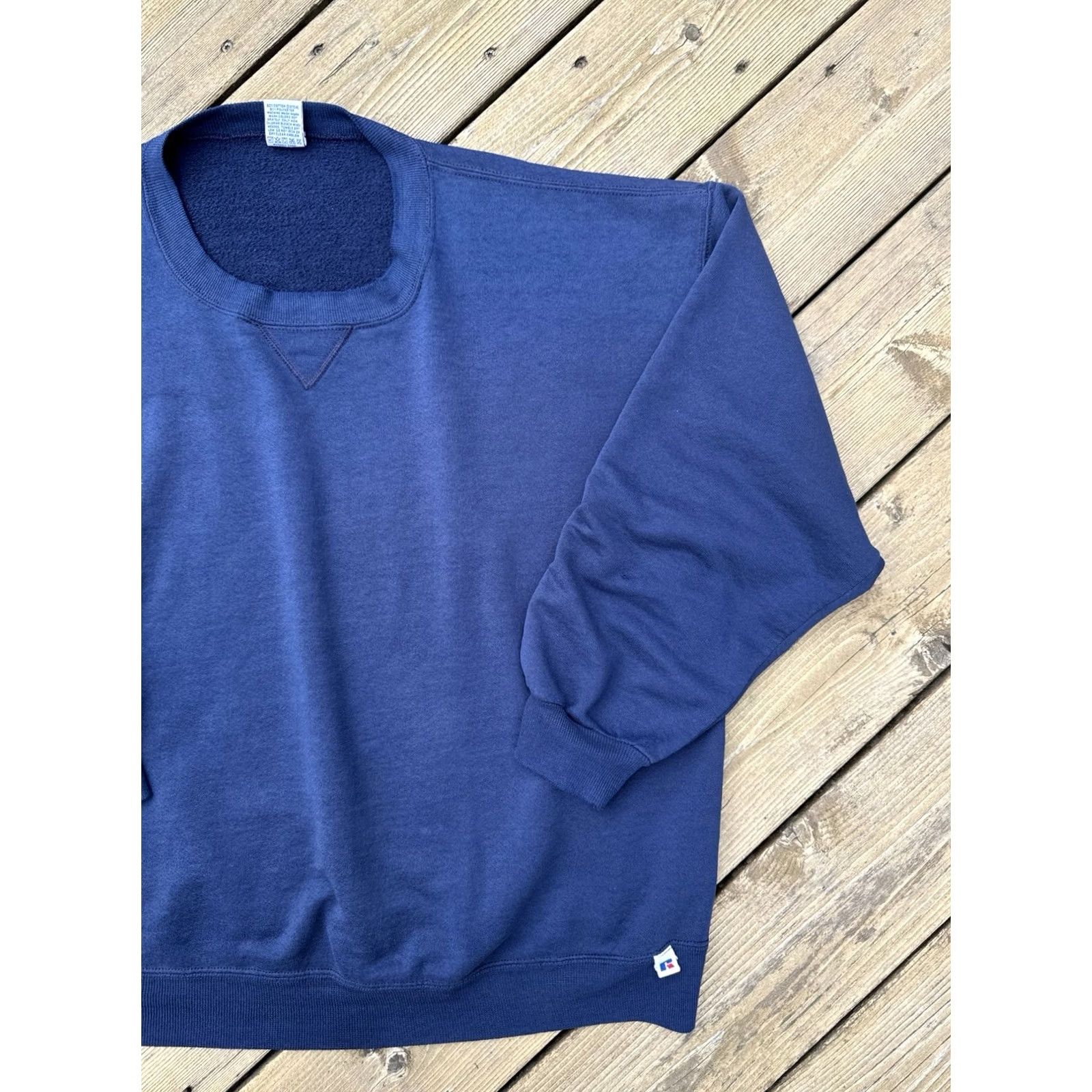 Russell Athletic VINTAGE Russell Athletic Sweatshirt XXL USA Made 90s Blue Crewneck Mens Size US XXL / EU 58 / 5 - 3 Thumbnail
