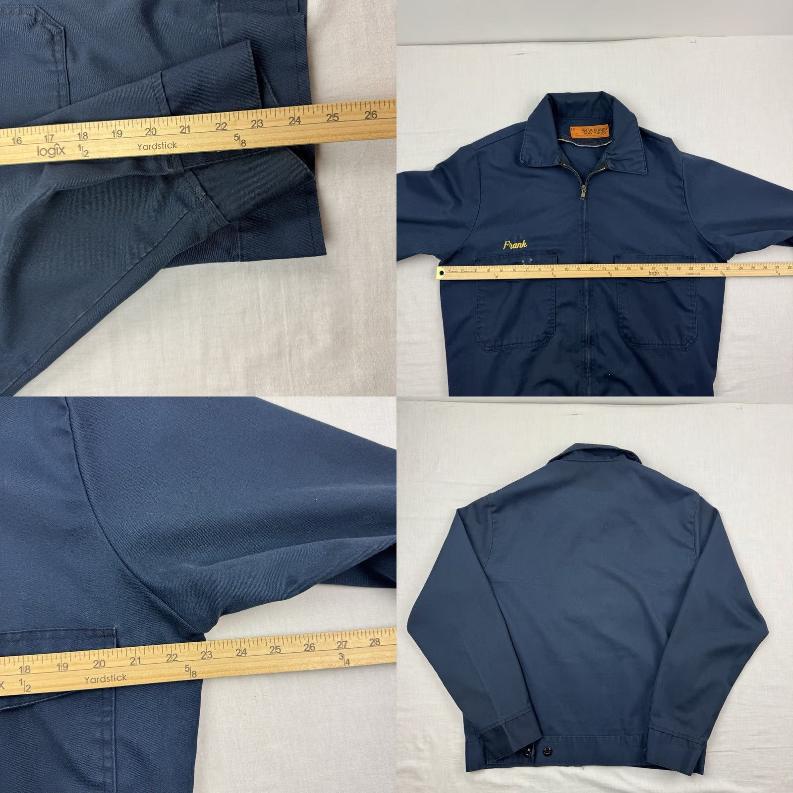 Red Kap VINTAGE Red Kap Jacket Adult M Blue Workwear Bomber Zip USA 80s Hipster Mens Size US M / EU 48-50 / 2 - 8 Thumbnail