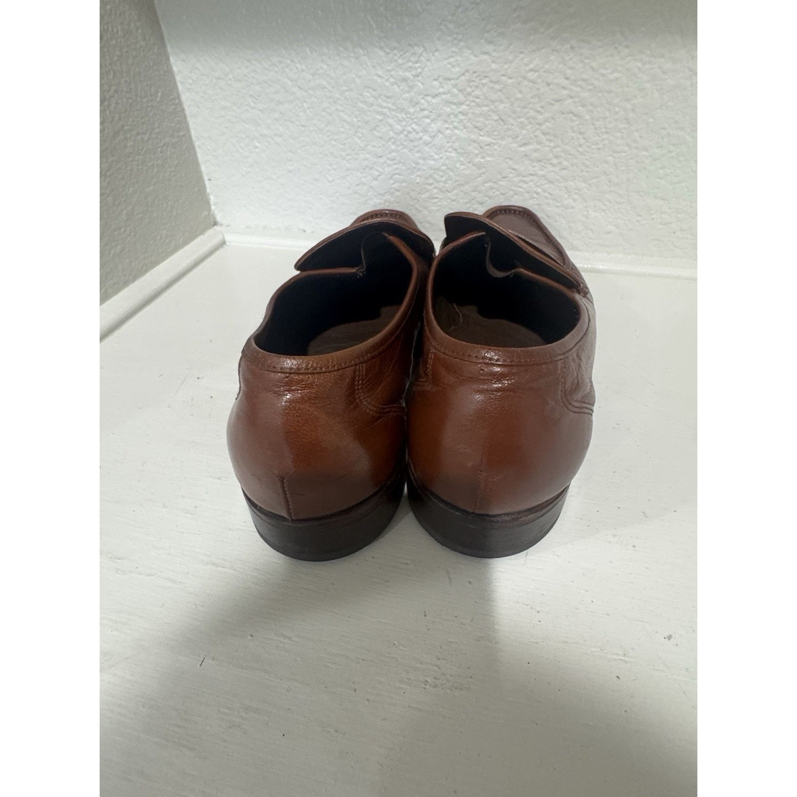Florsheim Vintage Florsheim Dress Loafers Men’s brown Leather Slip Ons Size US 8.5 / EU 41-42 - 7 Thumbnail