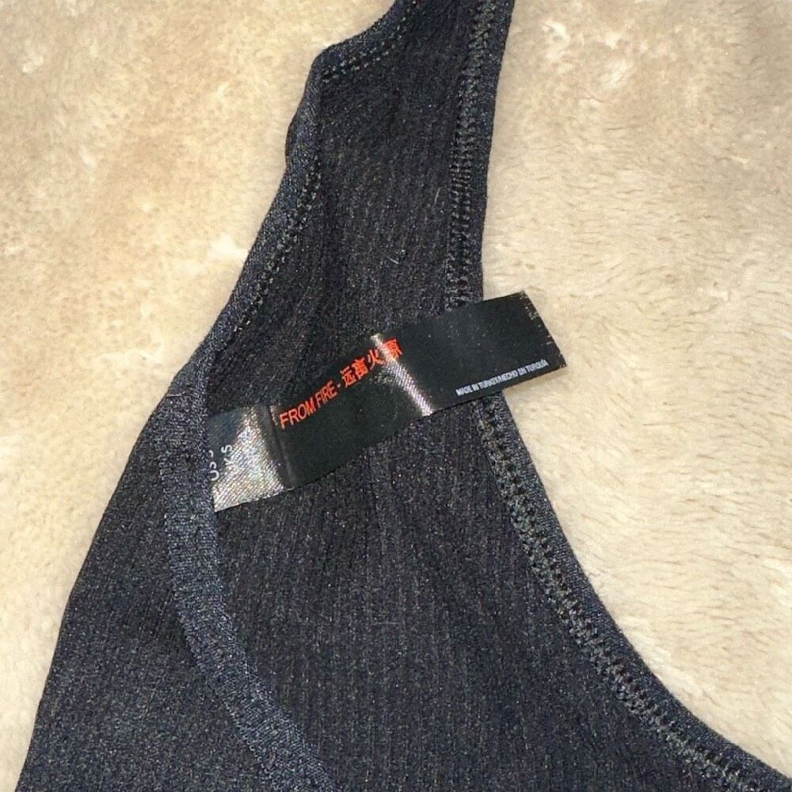 Other Out from Under Black Halter Ribbed Crop Top | Sz S Size S / US 4 / IT 40 - 5 Thumbnail