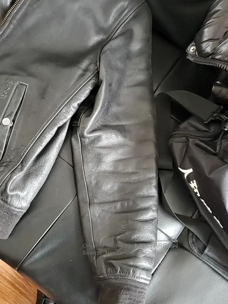 Other Leather jacket with lapel zipper Size US XS / EU 42 / 0 - 6 Thumbnail