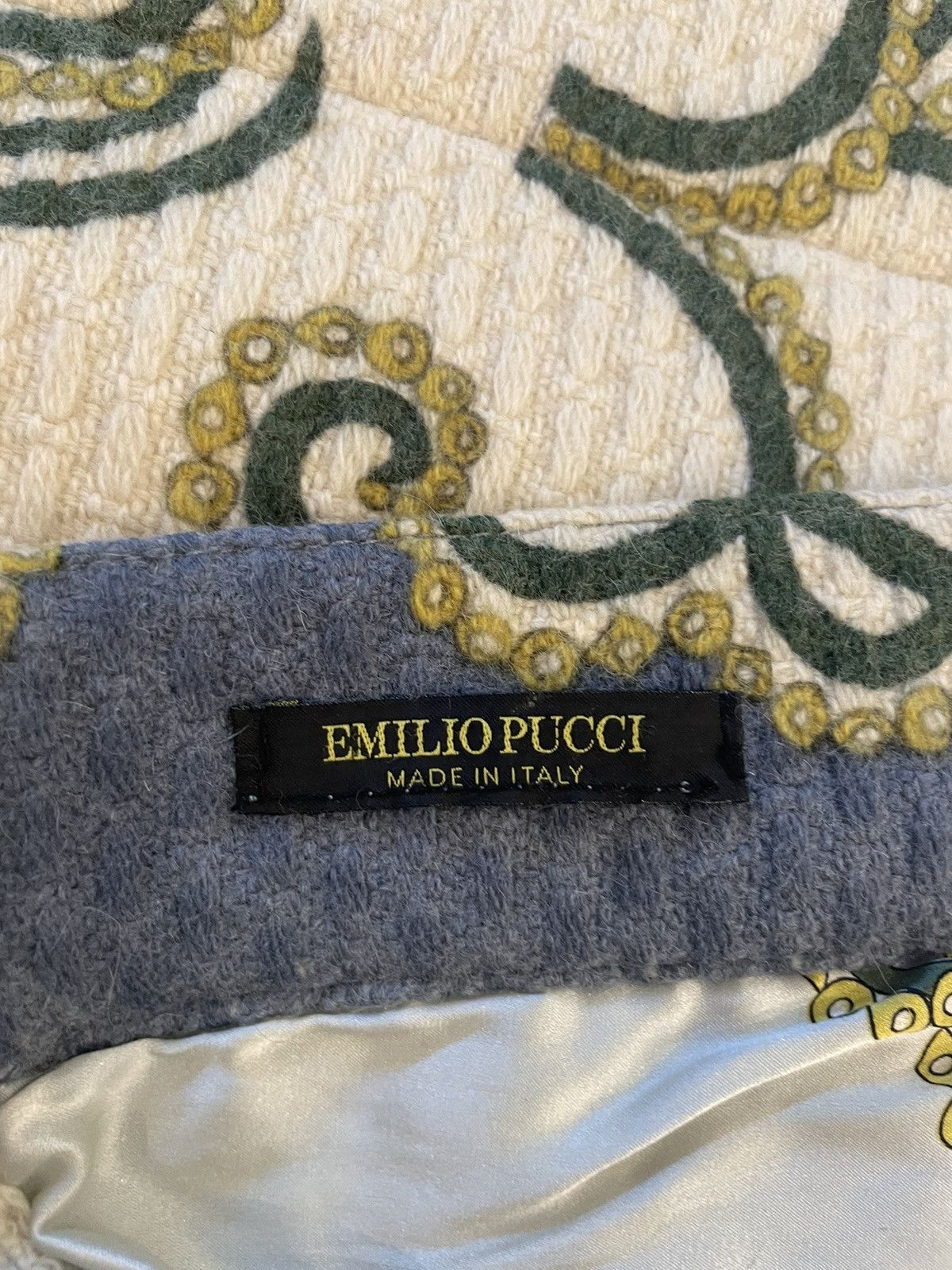 Emilio Pucci Wool And Silk Satin Throw Size ONE SIZE - 5 Thumbnail