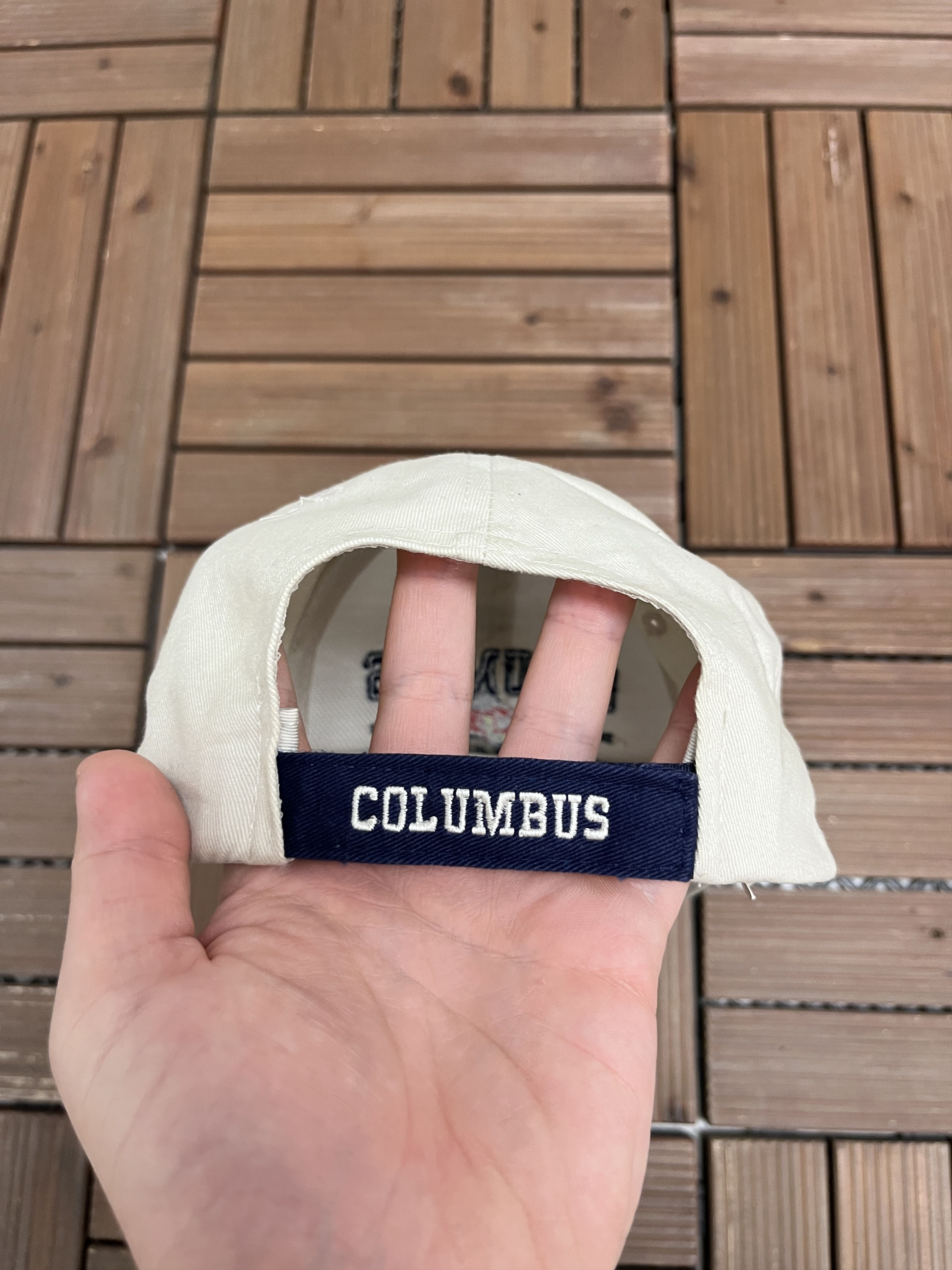 Vintage Columbus Blue Jackets Vintage Beige Hat Cap Size ONE SIZE - 5 Thumbnail