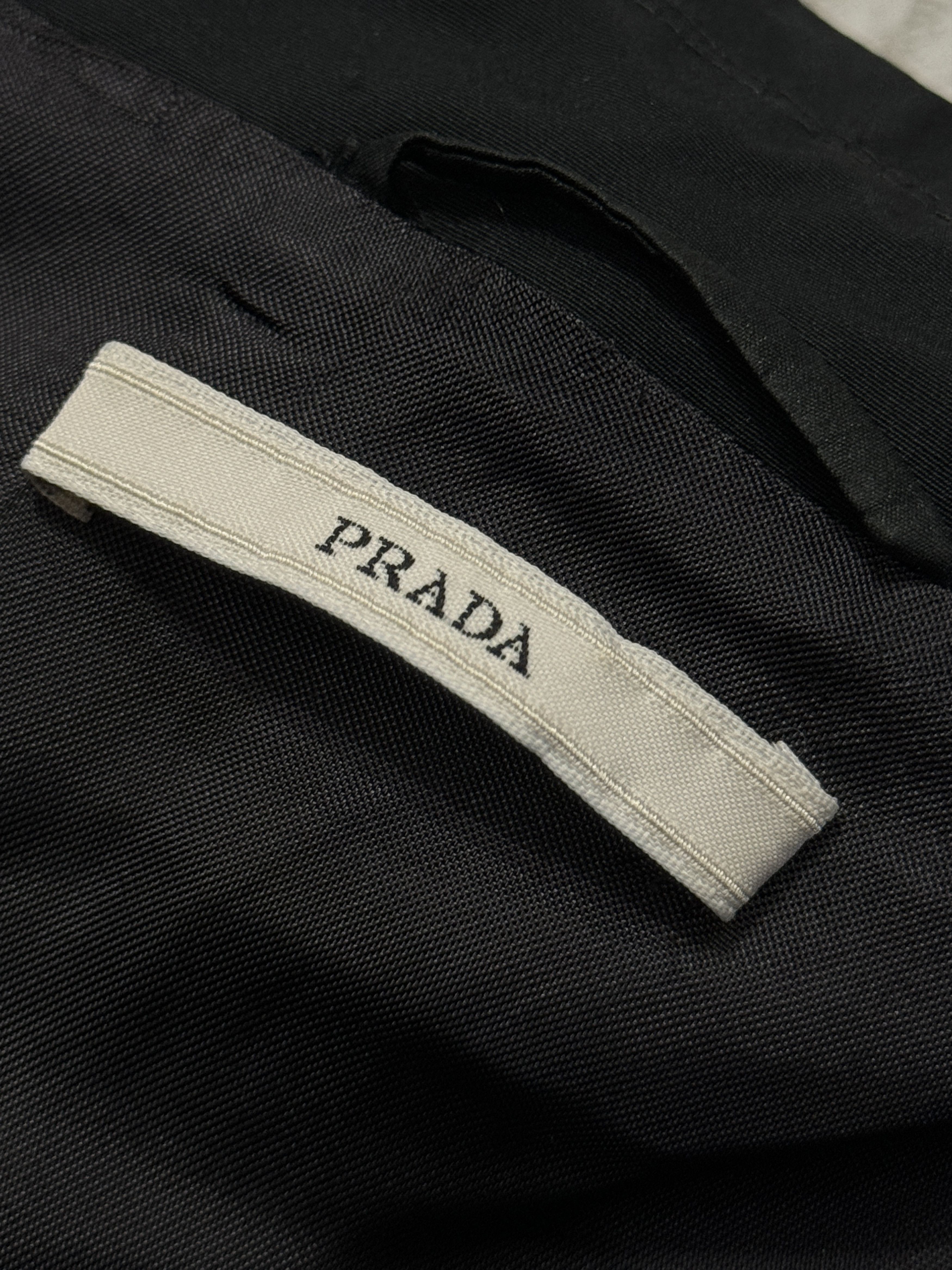 Prada Prada black belted boxy jacket Size M / US 6-8 / IT 42-44 - 3 Thumbnail