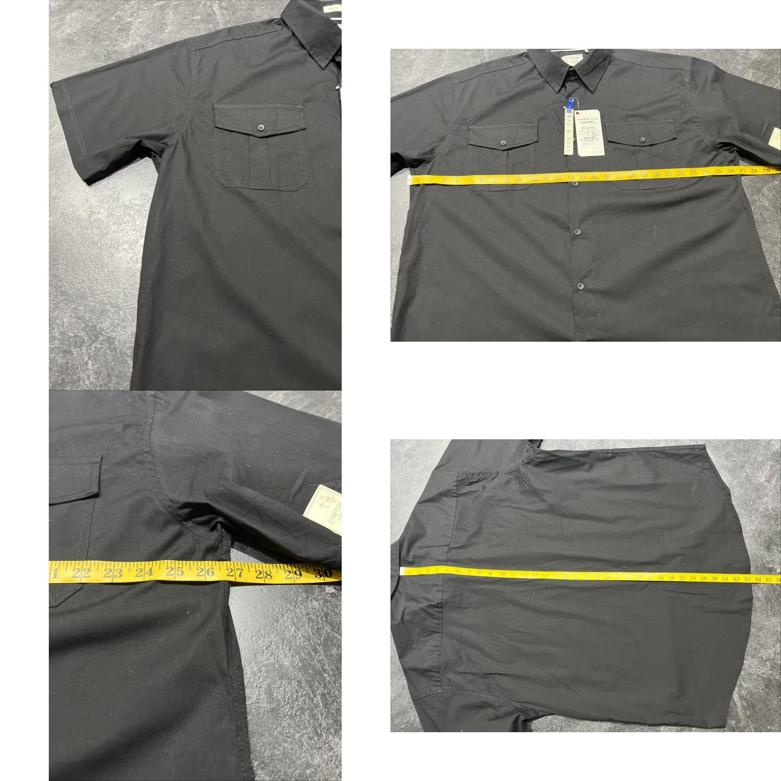 Alexander Julian Alexander Julian Men Shirt Big & Tall 2X White Cotton Vintage No Pocket Button-Up Collared Short Sleeve Business Formal Workwear Size US XXL / EU 58 / 5 - 8 Thumbnail