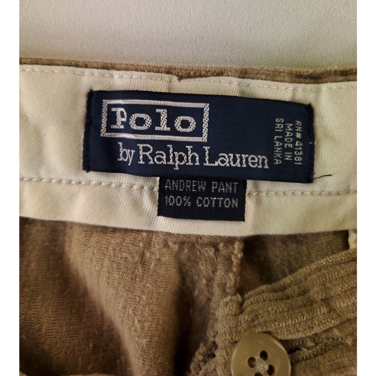 Polo Ralph Lauren Polo Ralph Lauren Pants Corduroy Andrew Brown Mens 38x32 38x31 Inseam 31 Color Brown Chino Shirt? Size US M / EU 48-50 / 2 - 2 Thumbnail