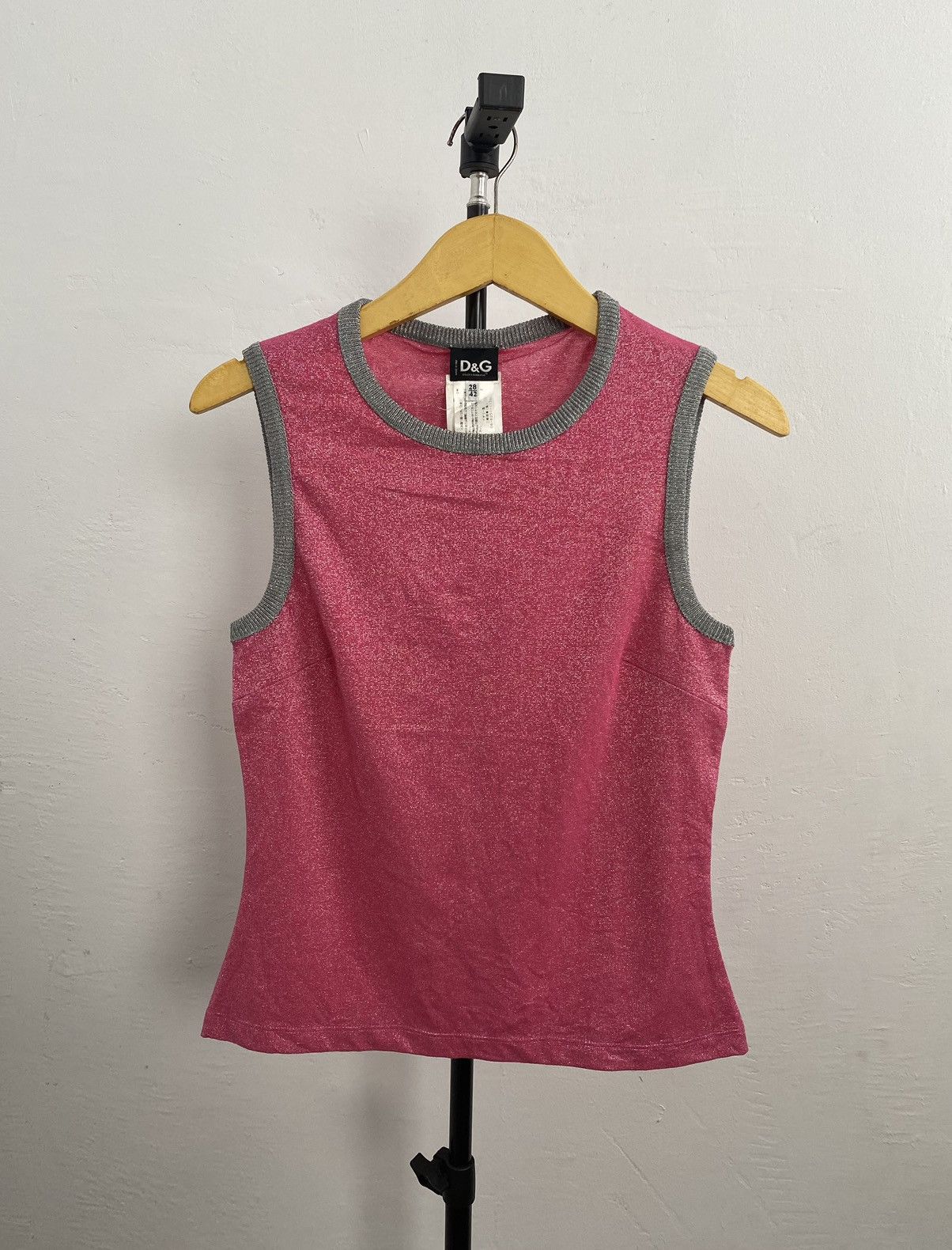 Dolce & Gabbana Dolce & Gabbana glitter pink sleeveless Size M / US 6-8 / IT 42-44 - 2 Thumbnail