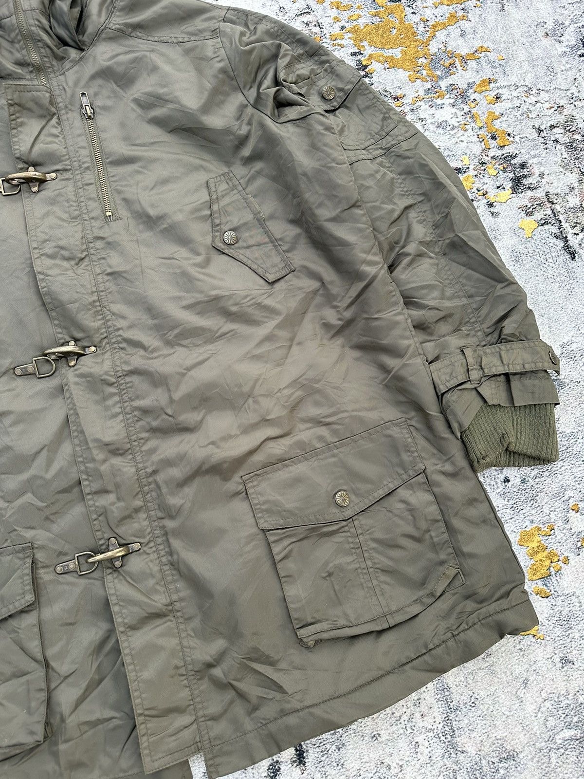 Japanese Brand WINTER SESSION IFSIX LGB STYLE BONDAGE DOWN FUR JACKET Size US L / EU 52-54 / 3 - 9 Thumbnail