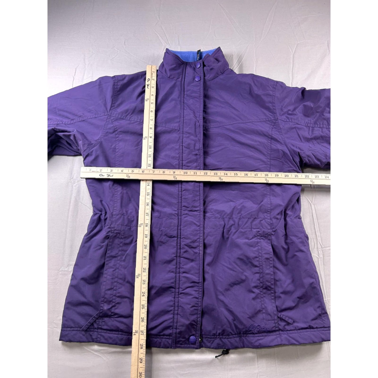 Vintage VINTAGE? LL Bean Jacket Womens Petite Medium Purple Fleece Lined Insulated Parka Zip Size M / US 6-8 / IT 42-44 - 8 Thumbnail