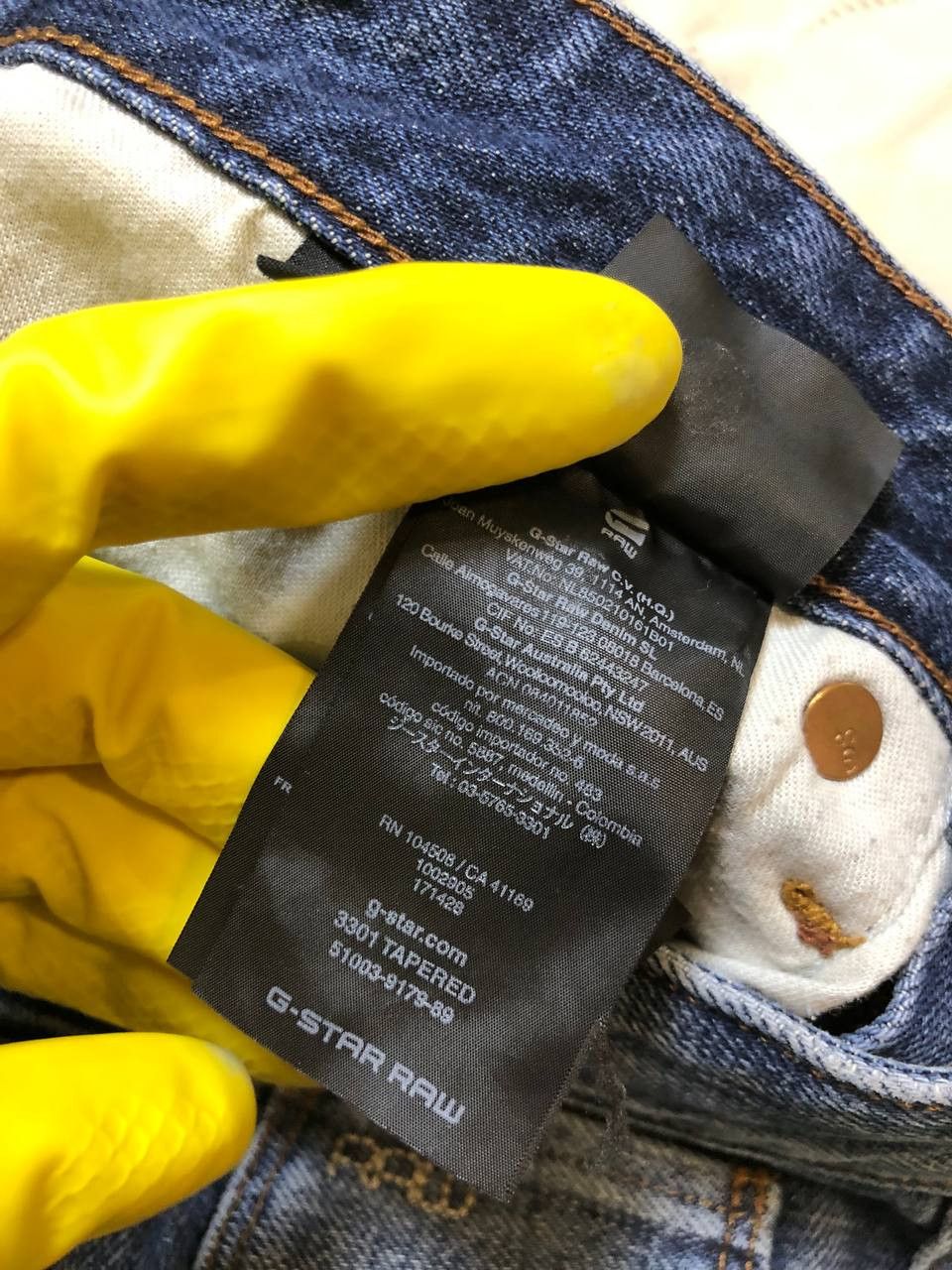 G-Star G-Star RAW 3301 Slim Straight Jeans Essential Size US 29 - 21 Thumbnail