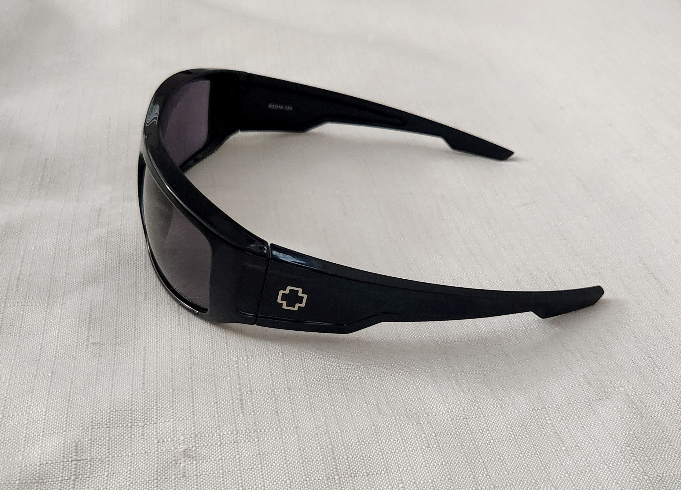 SPY Optic Spy Colt Sunglasses Shiny Black on Black lens vtg 63-16 125 Size ONE SIZE - 1 Thumbnail