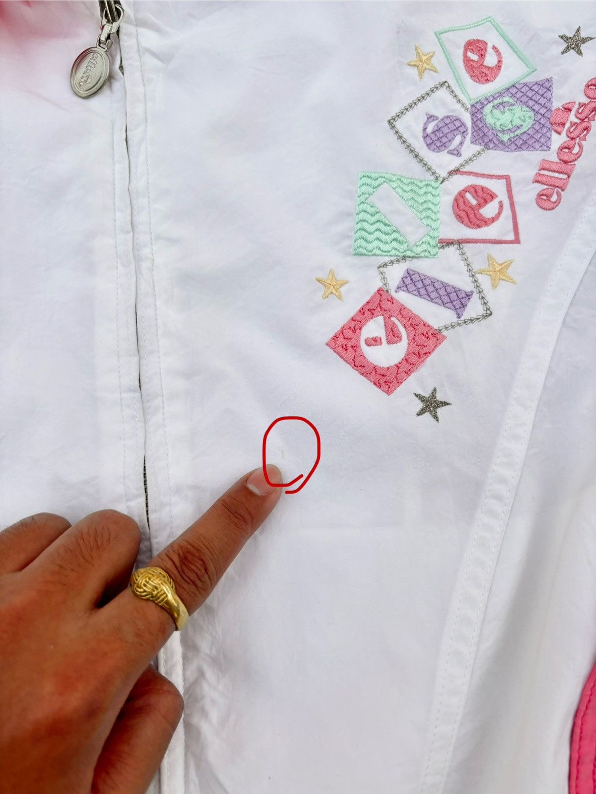 Ellesse × Vintage Vintage Ellesse Cropped Essentials Windbreaker Jacket Size US M / EU 48-50 / 2 - 11 Thumbnail