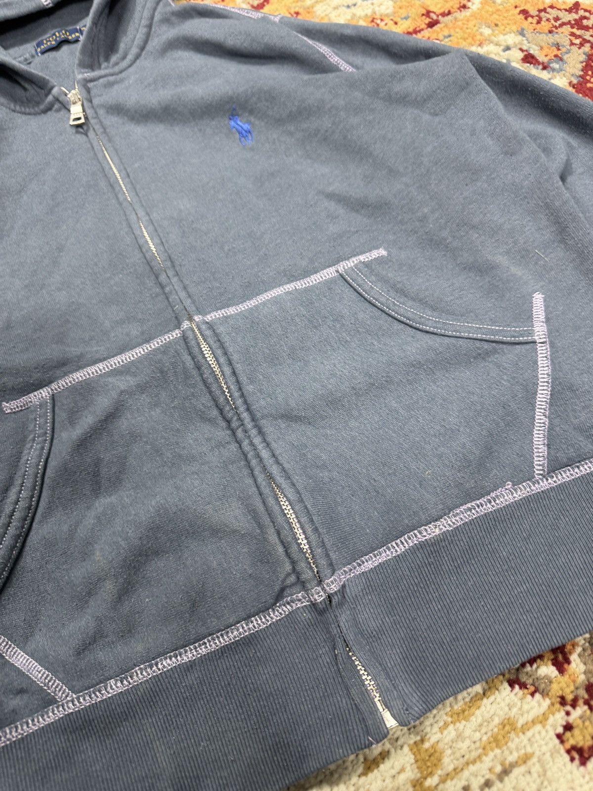 Polo Ralph Lauren Y2K Ralph Lauren Cropped Zip Hoodie Vintage Boxy Size US XS / EU 42 / 0 - 4 Thumbnail
