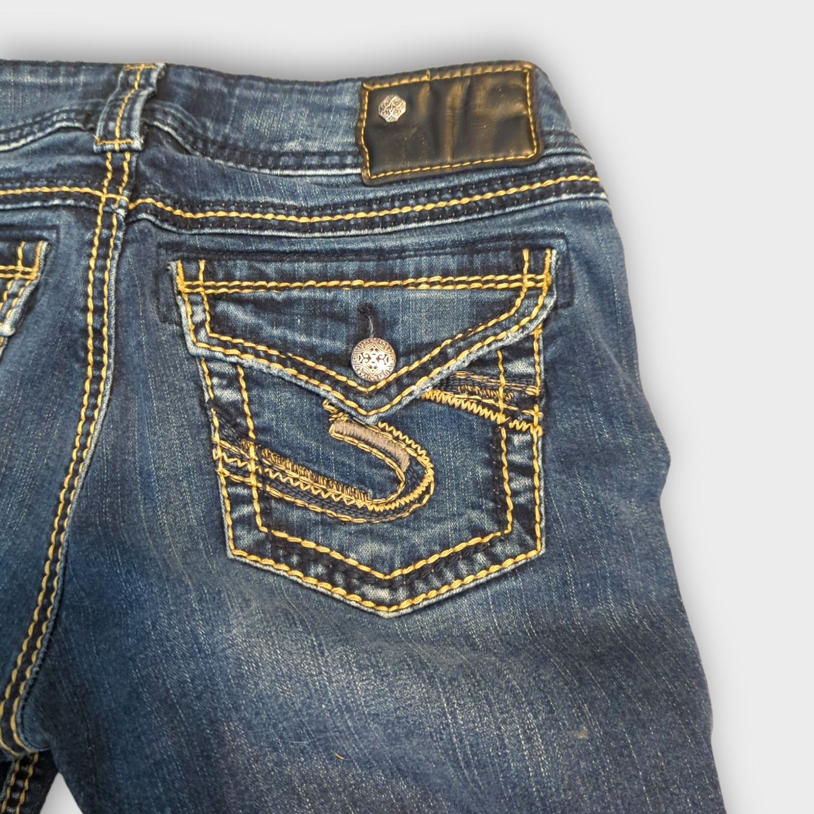Other SILVER Suki Fluid Denim Boot Cut Jeans W26 Size 26" / US 2 / IT 38 - 8 Thumbnail