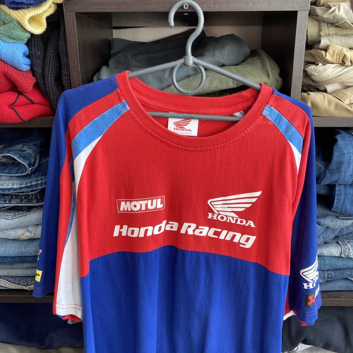 Honda Vintage Honda Racing Big Logo Akrapovic Sponsors racing tee Size US XXL / EU 58 / 5 - 3 Thumbnail