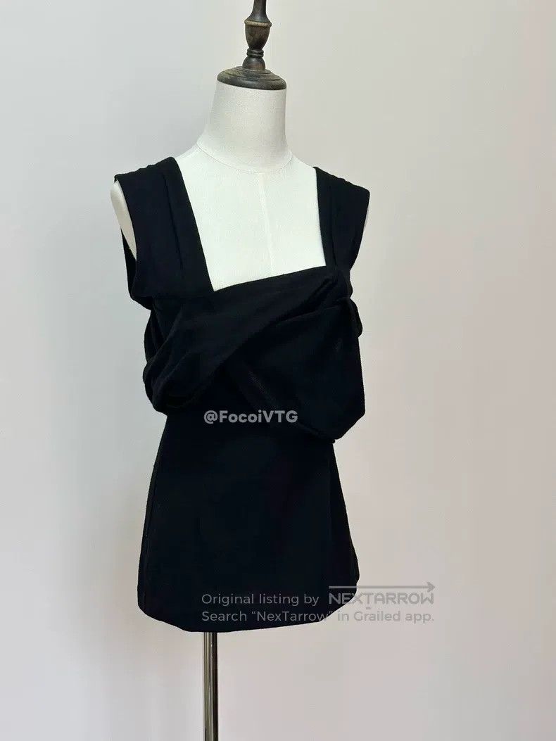 Comme des Garcons Comme Des Garcons Black irregular fake two-piece deformati Size S / US 4 / IT 40 - 3 Thumbnail
