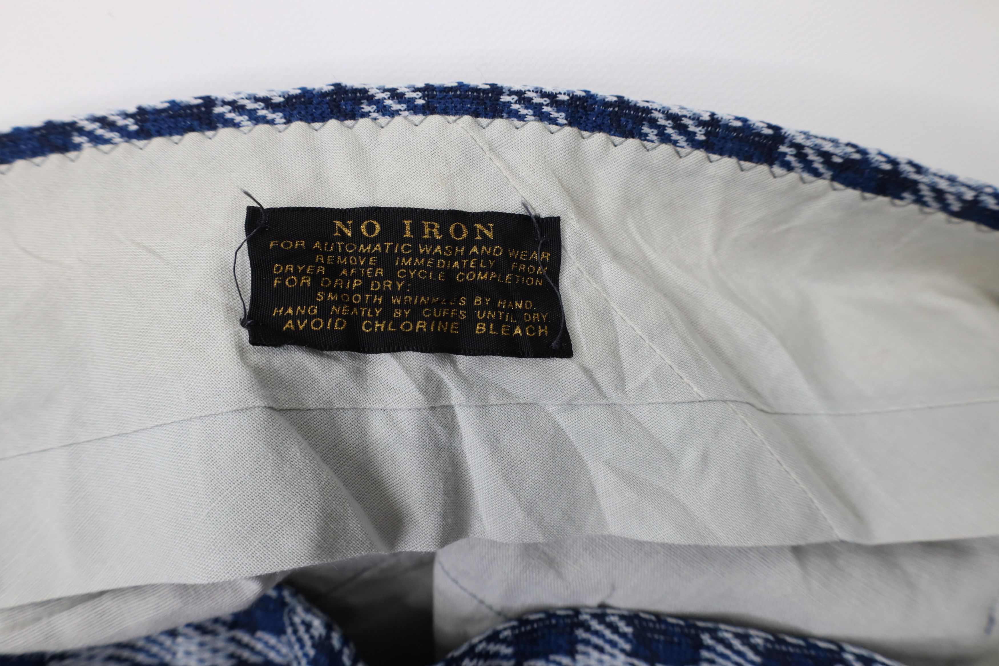 Vintage Vintage 60s 70s Streetwear Bell Bottoms Pants Plaid USA Size US 34 / EU 50 - 7 Thumbnail