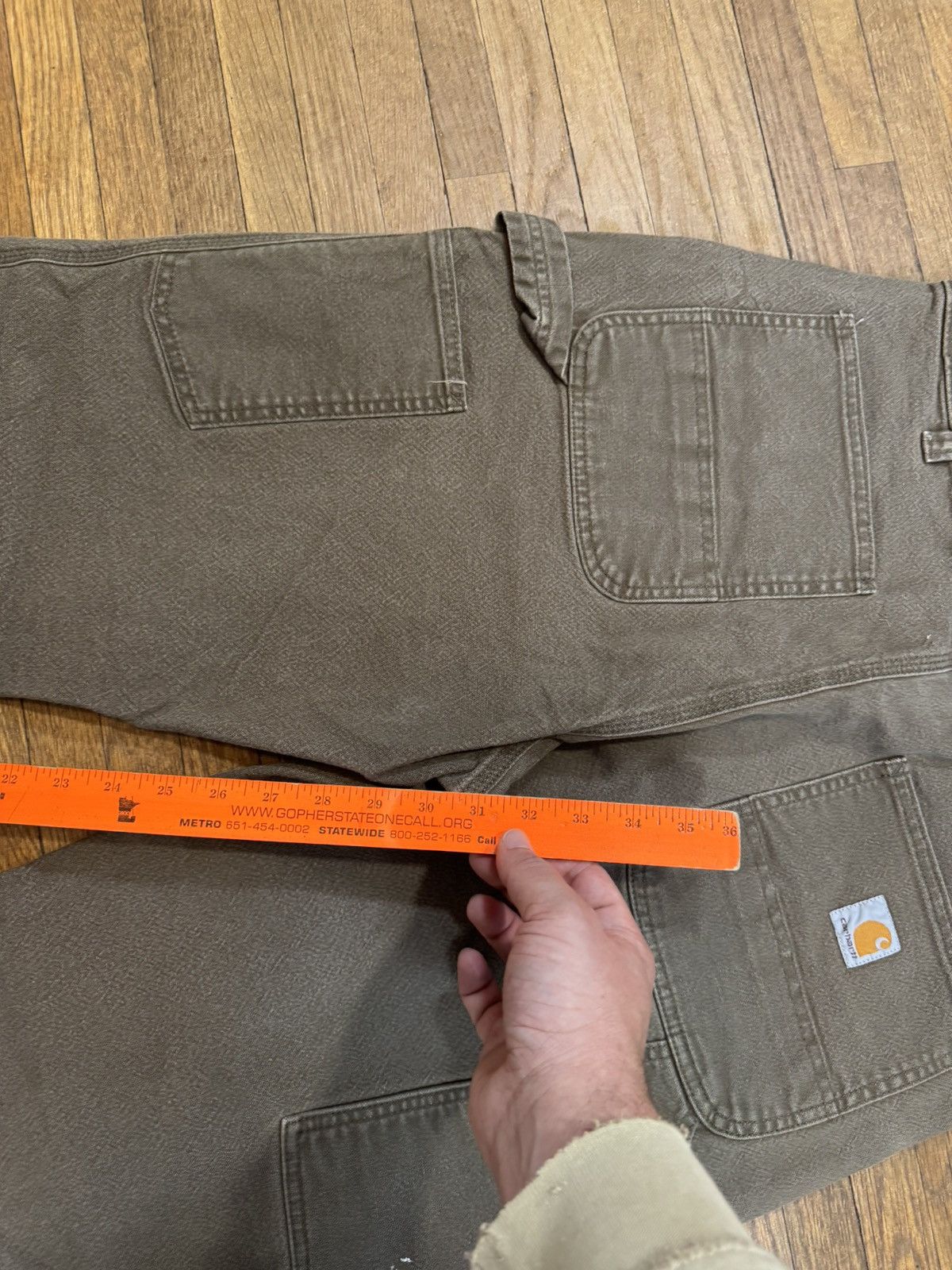 Carhartt Vintage Carhartt Grey Pants 36 x 34 Size US 36 / EU 52 - 11 Thumbnail