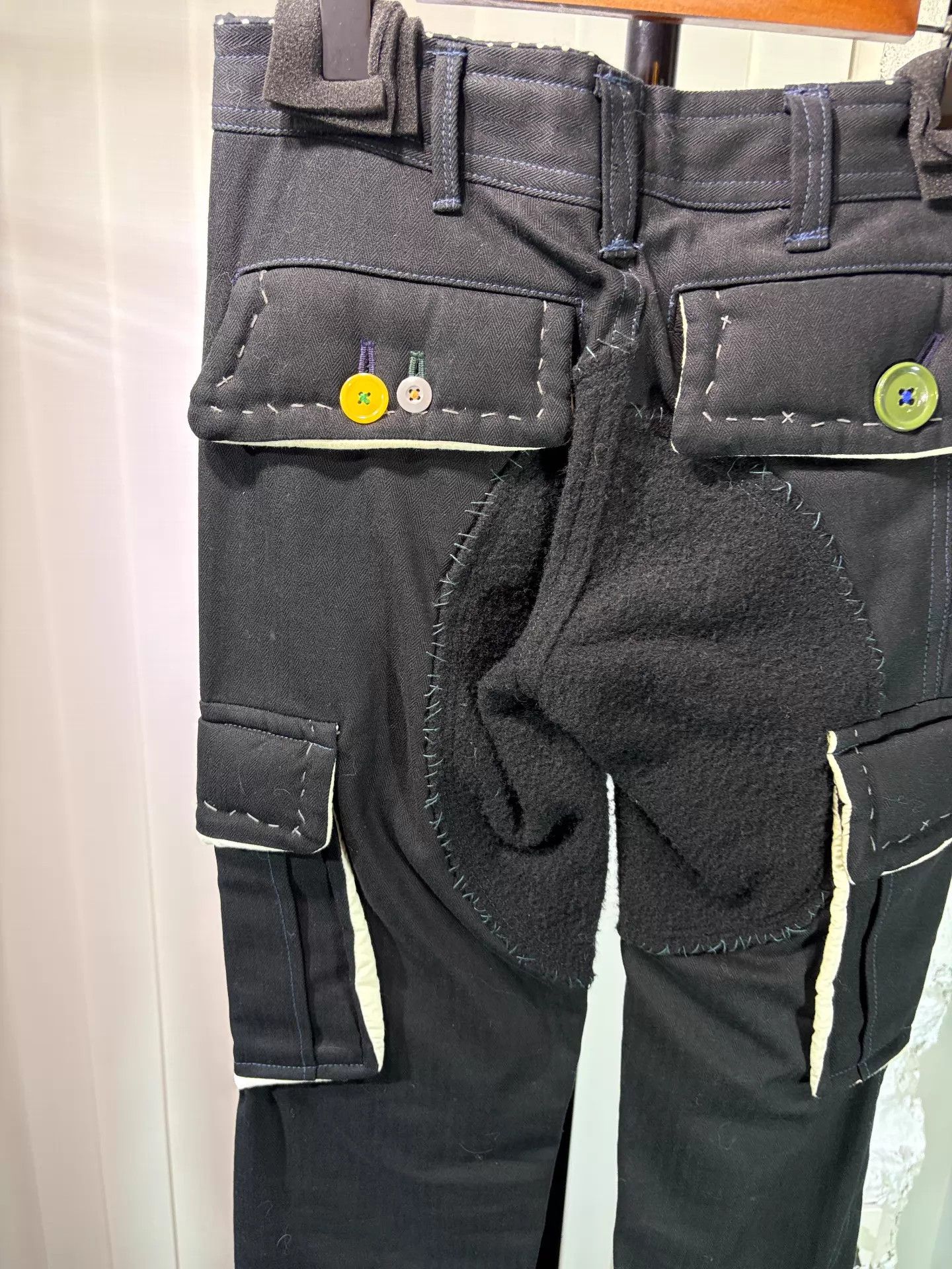 Undercover Undercover 04AW Hand-Sewn Doll Flower Cargo Pants Size 27" / US 4 / IT 40 - 3 Thumbnail